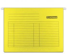 Teczka zawieszkowa Donau, A4, 230g/m2, żółty