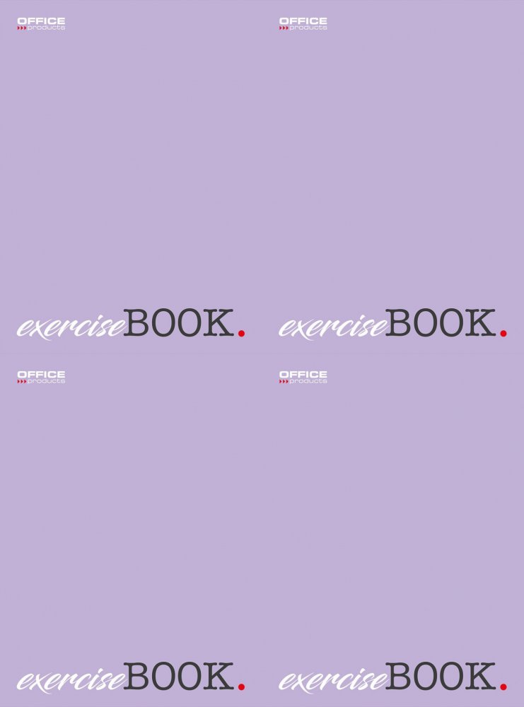 4x Zeszyt w linie Office Products, A5, 80 kartek, mix kolorów