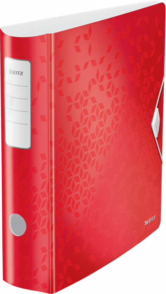 Segregator A4 Leitz 180° Active Wow, 82mm, do 500 kartek, czerwony
