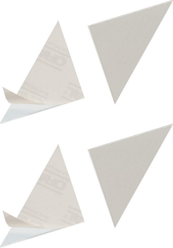 2x Narożnik samoprzylepny Durable Cornerfix, 75x75mm, 100 sztuk, transparentny