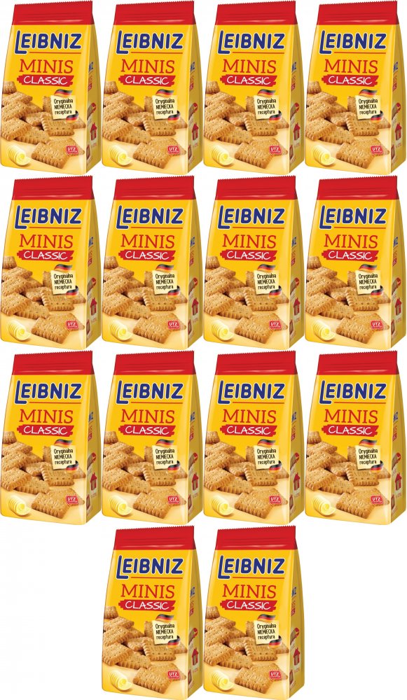 14x Herbatniki Leibniz Minis Classic, maślany, 120g
