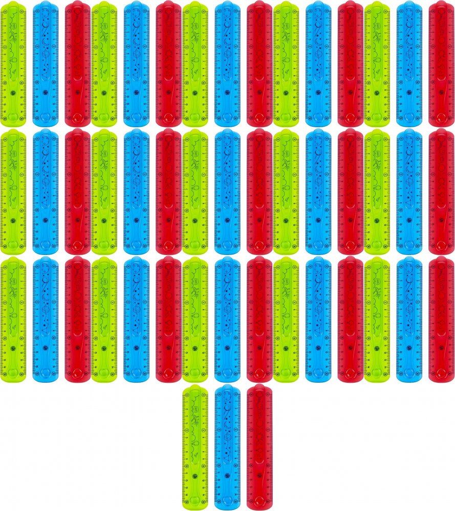 48x Linijka Astra Flexi, 15cm, mix kolorów