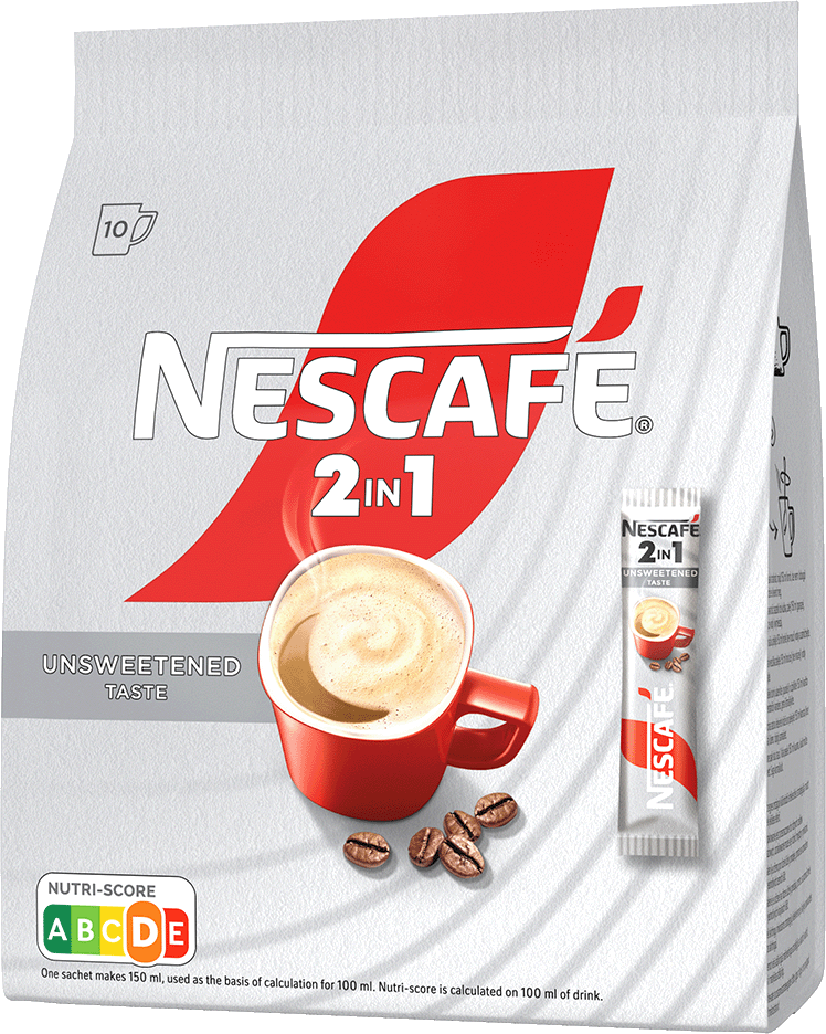 Kawa rozpuszczalna w saszetkach Nescafé 2w1, 10 sztuk x 8g