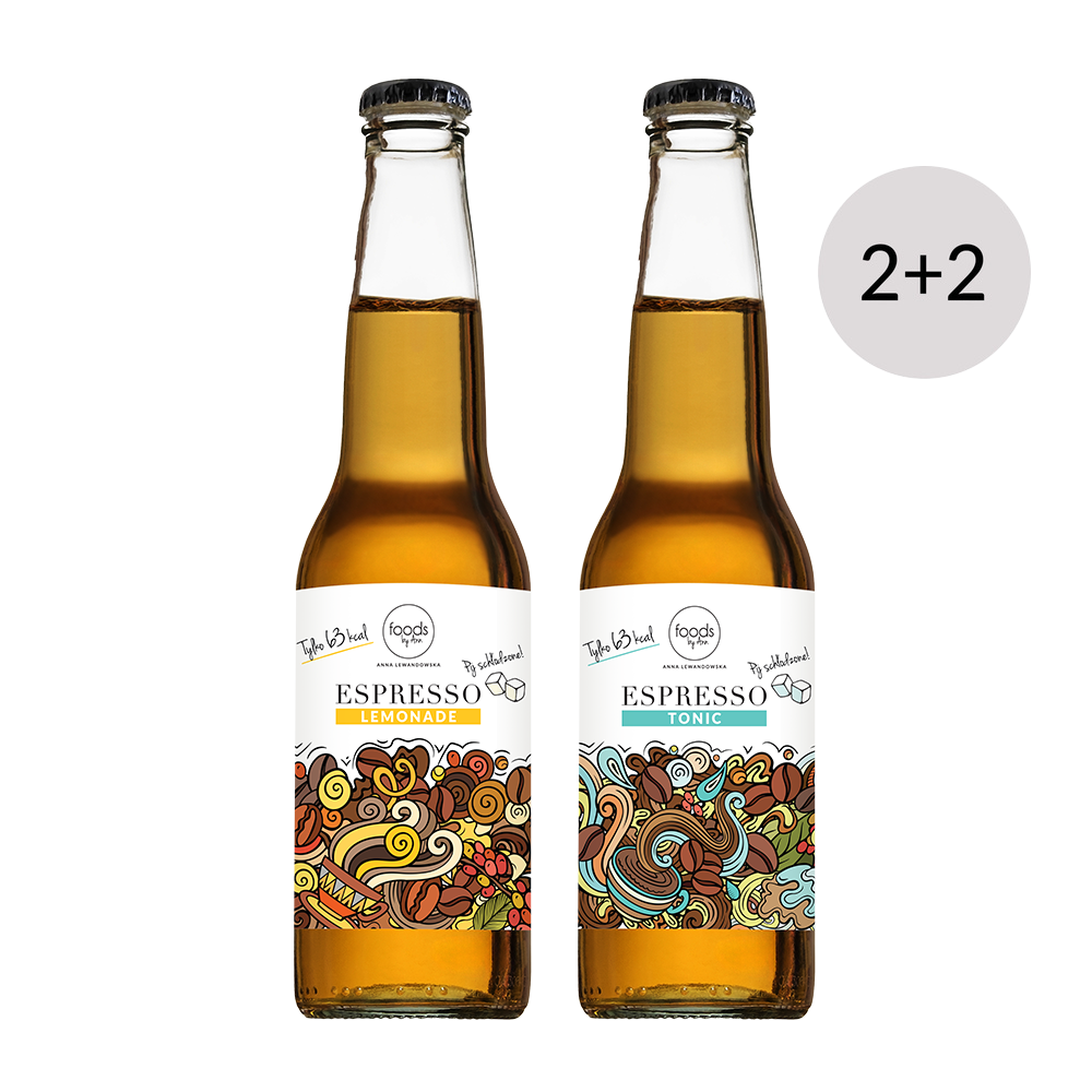 Espresso Lemonade + Tonic, 330 ml 2+2
