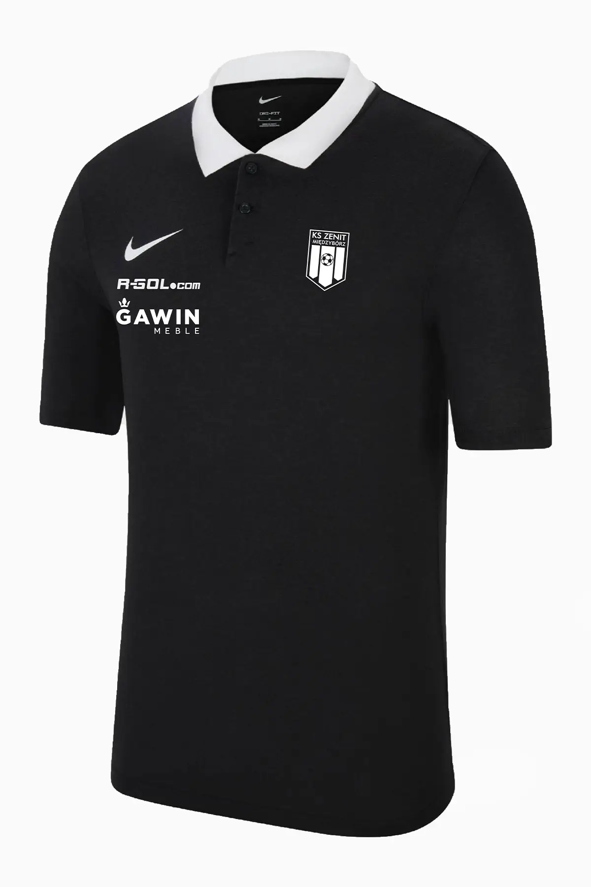 Koszulka Nike Zenit Międzybórz 23/24 Polo - Czarny