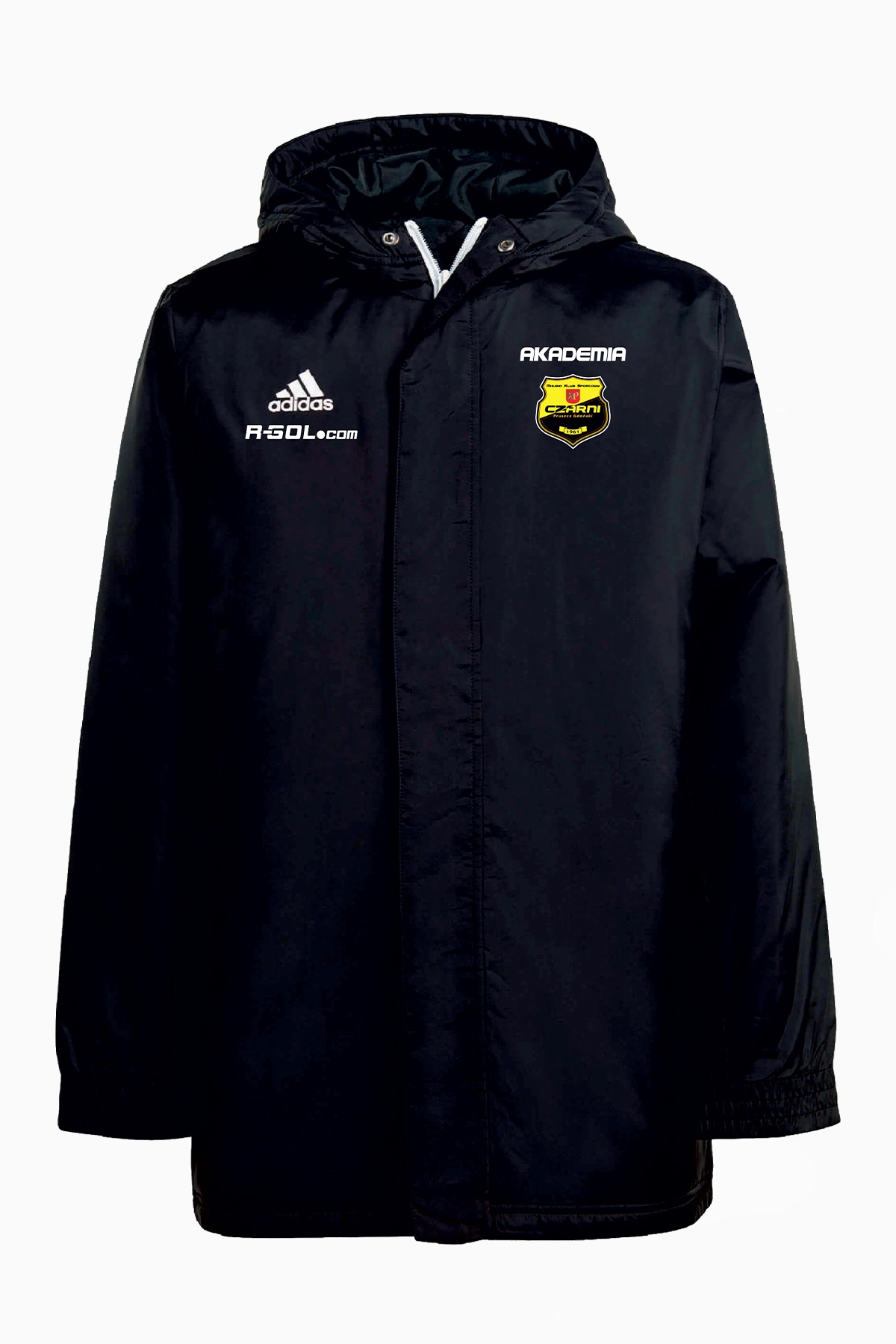 Kurtka adidas Czarni Pruszcz Gdański 24/25 Stadium Junior - Czarny