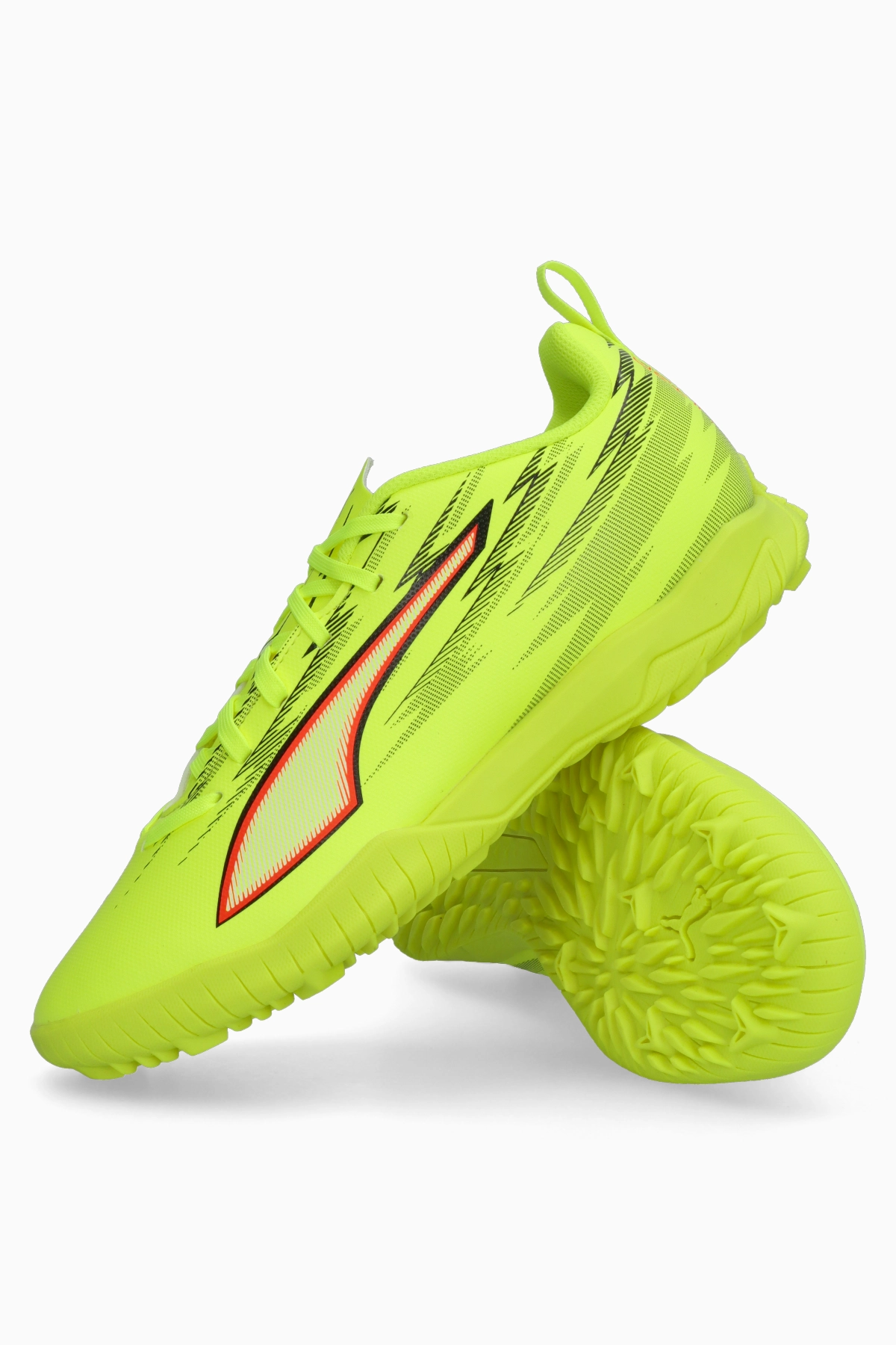 Turfy Puma Ultra 6 Play TT Junior - Limonkowy