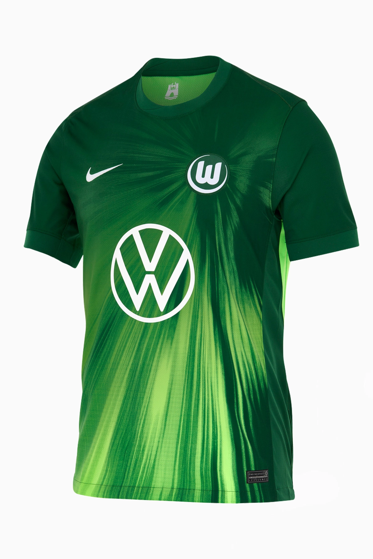 Koszulka Nike VfL Wolfsburg 25/26 Domowa Stadium - Zielony