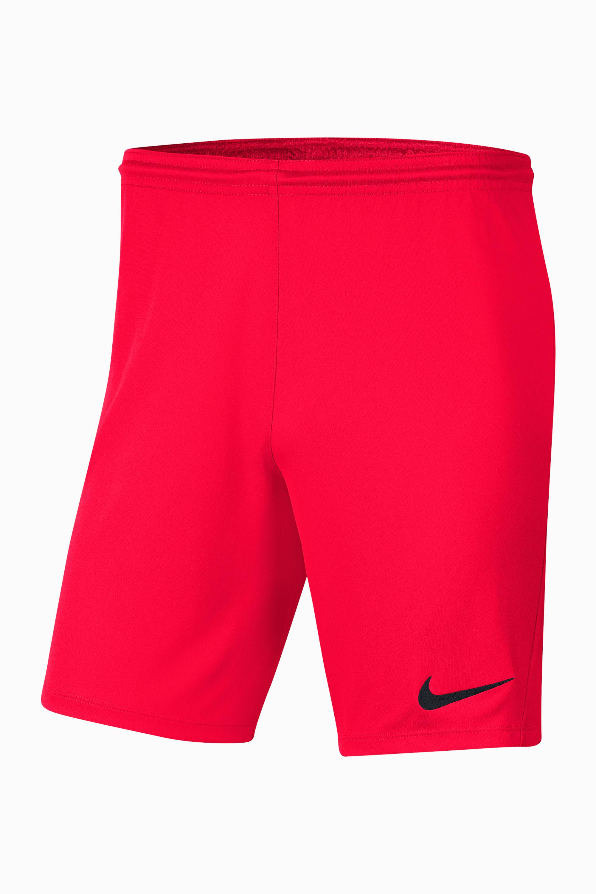 Spodenki Nike Dry Park III Junior - Czerwony