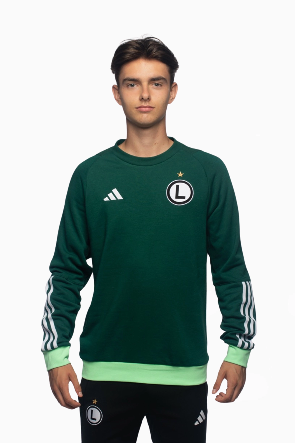 Bluza adidas Legia Warszawa 24/25 Crew - Zielony