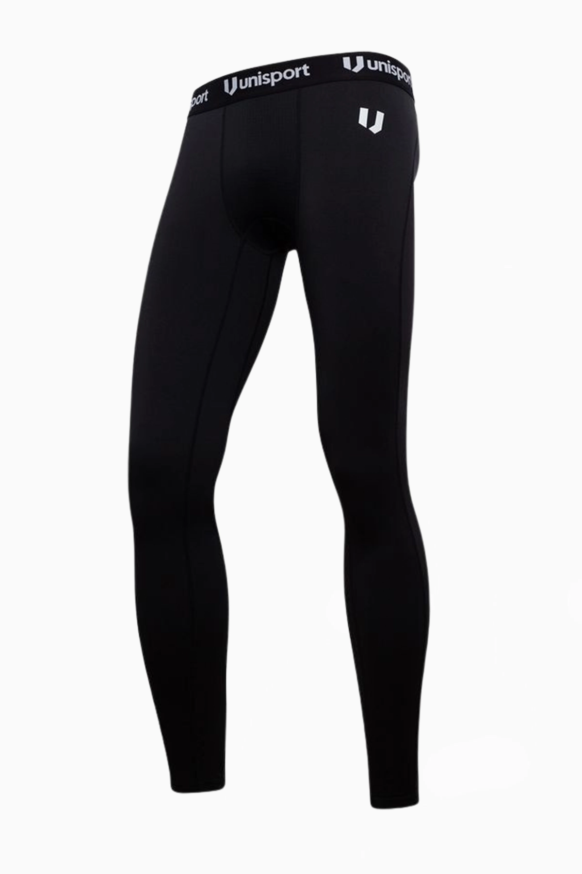 Spodnie termoaktywne Unisport Baselayer Tights Warm - Czarny