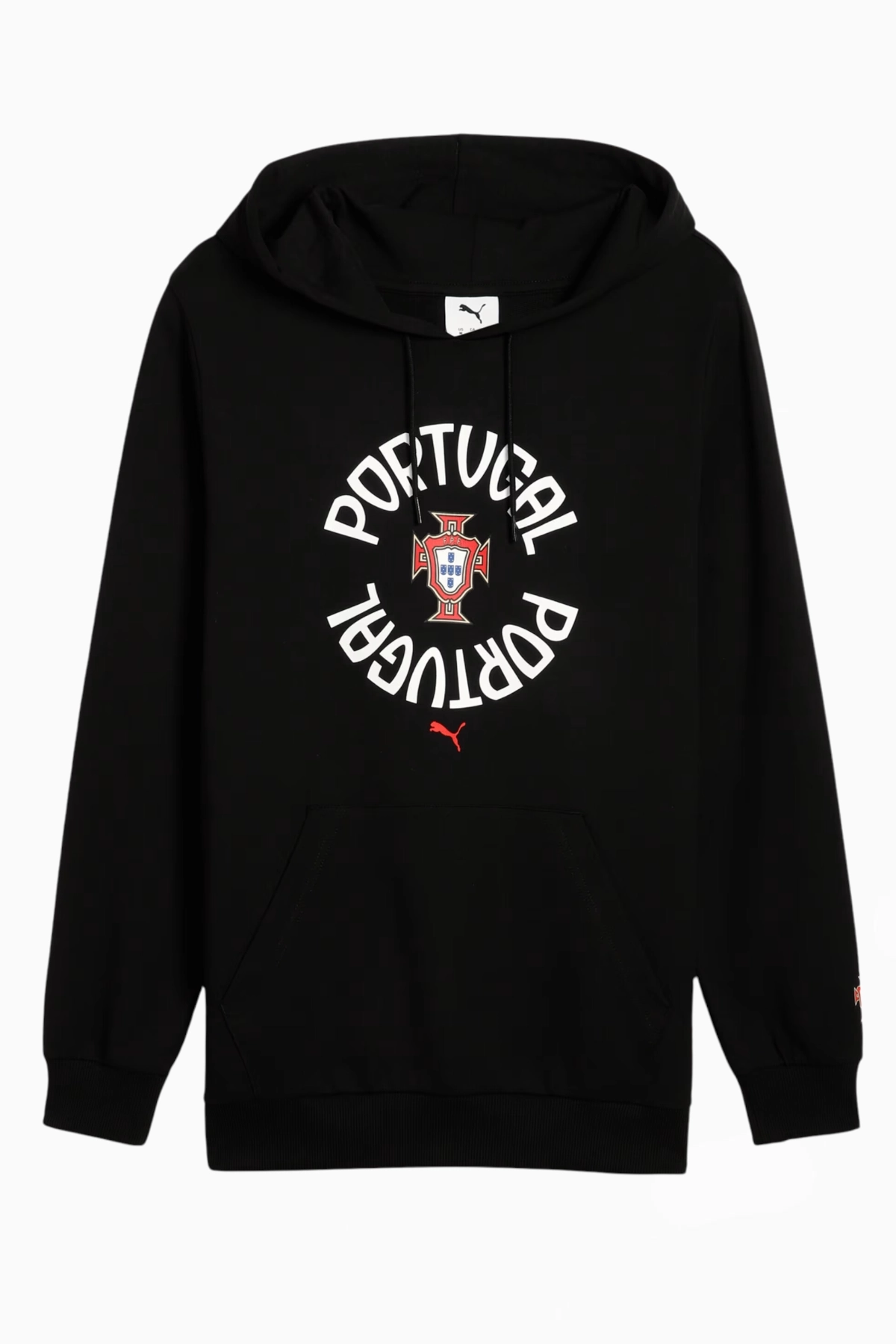 Bluza z kapturem Reprezentacji Portugalii Puma 2025 ftblNRGY - Czarny