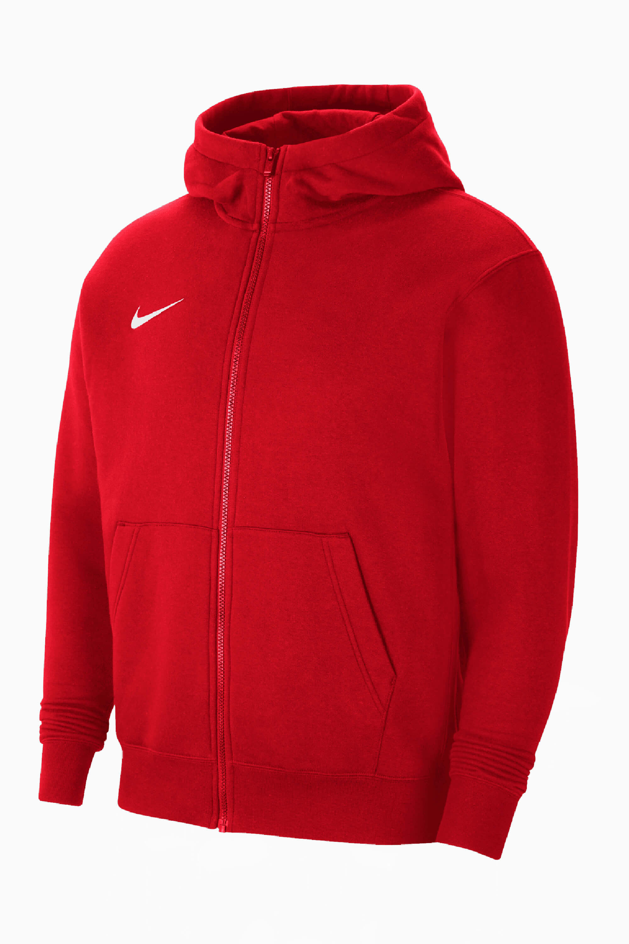 Bluza z kapturem Nike Fleece Park 20 FZ Junior - Czerwony