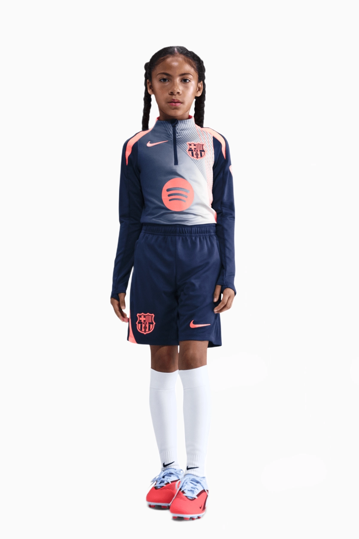 Spodenki Nike FC Barcelona 25/26 Strike Junior - Granatowy