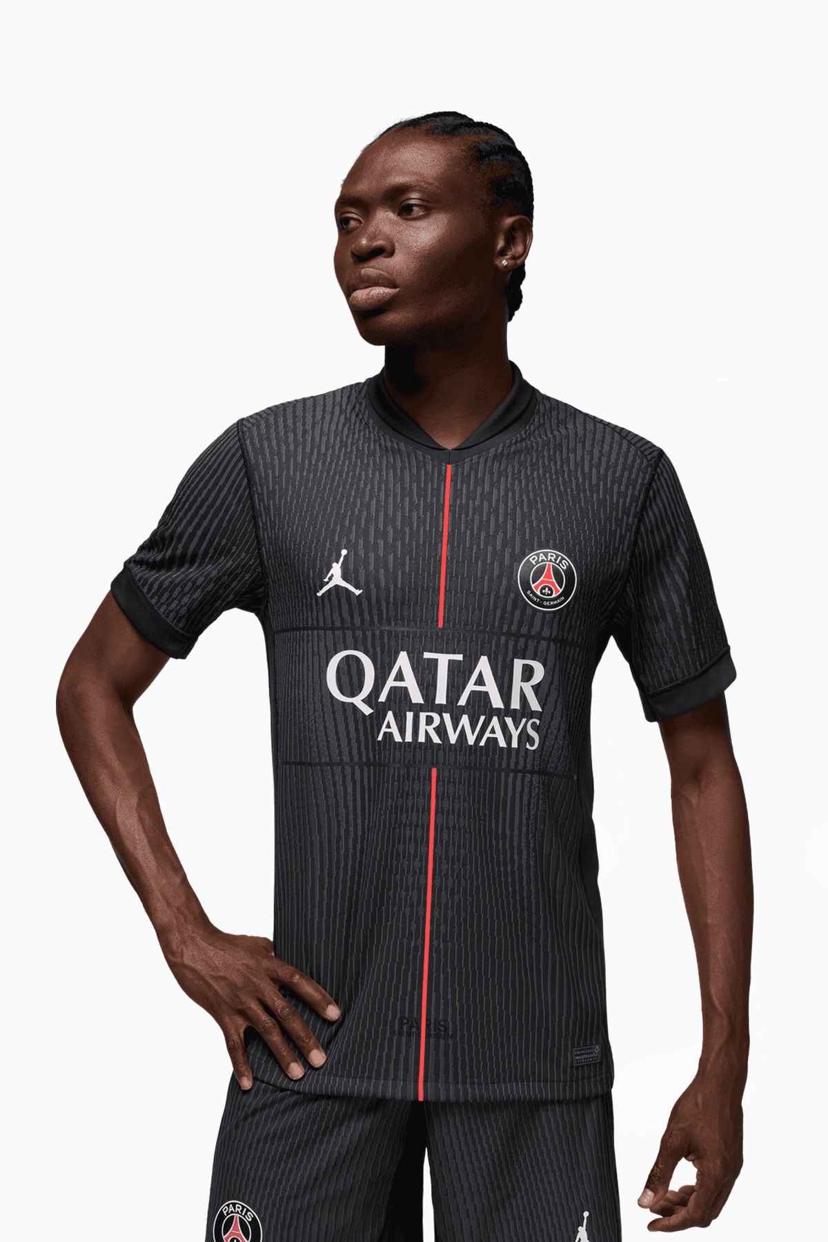 Koszulka Nike PSG x Jordan 25/26 Czwarta Match - Czarny