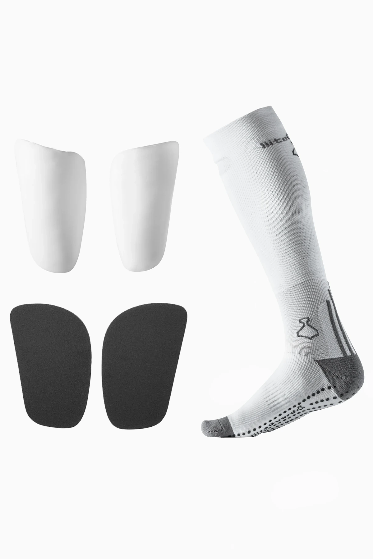 Komplet liiteGuard Performance skarpety + ochraniacze - Biały