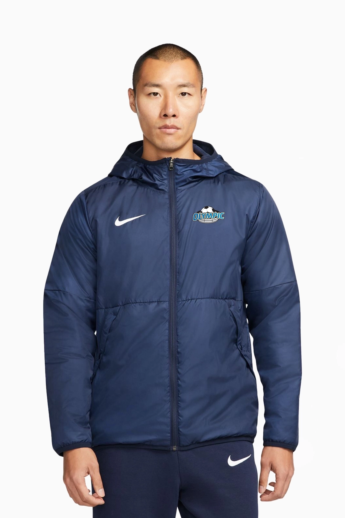 Kurtka Nike Olympic Wrocław 23/24 Therma Repel Park 20 - Granatowy