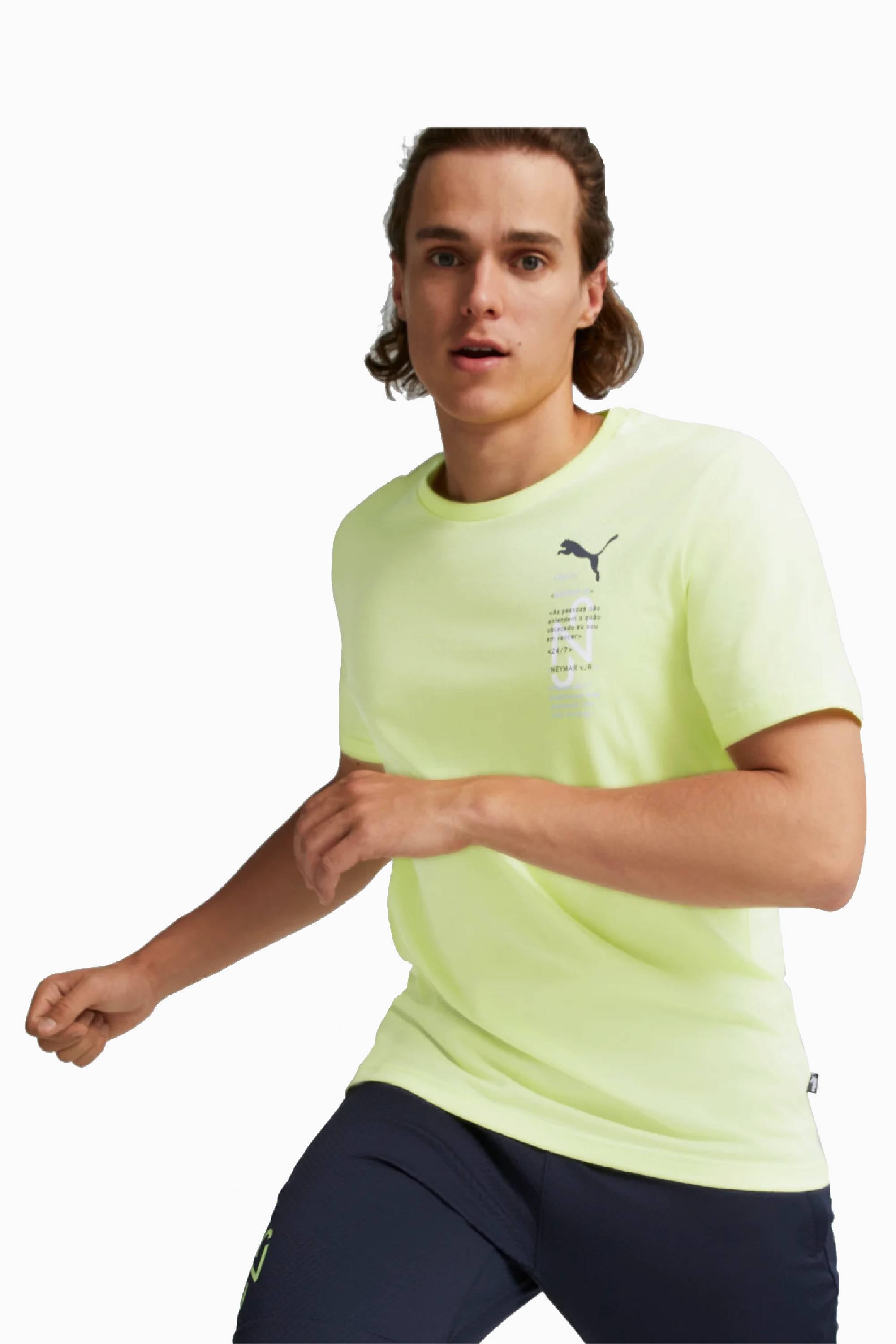 Koszulka Puma Neymar NJR 24/7 Graphic Tee - Limonkowy