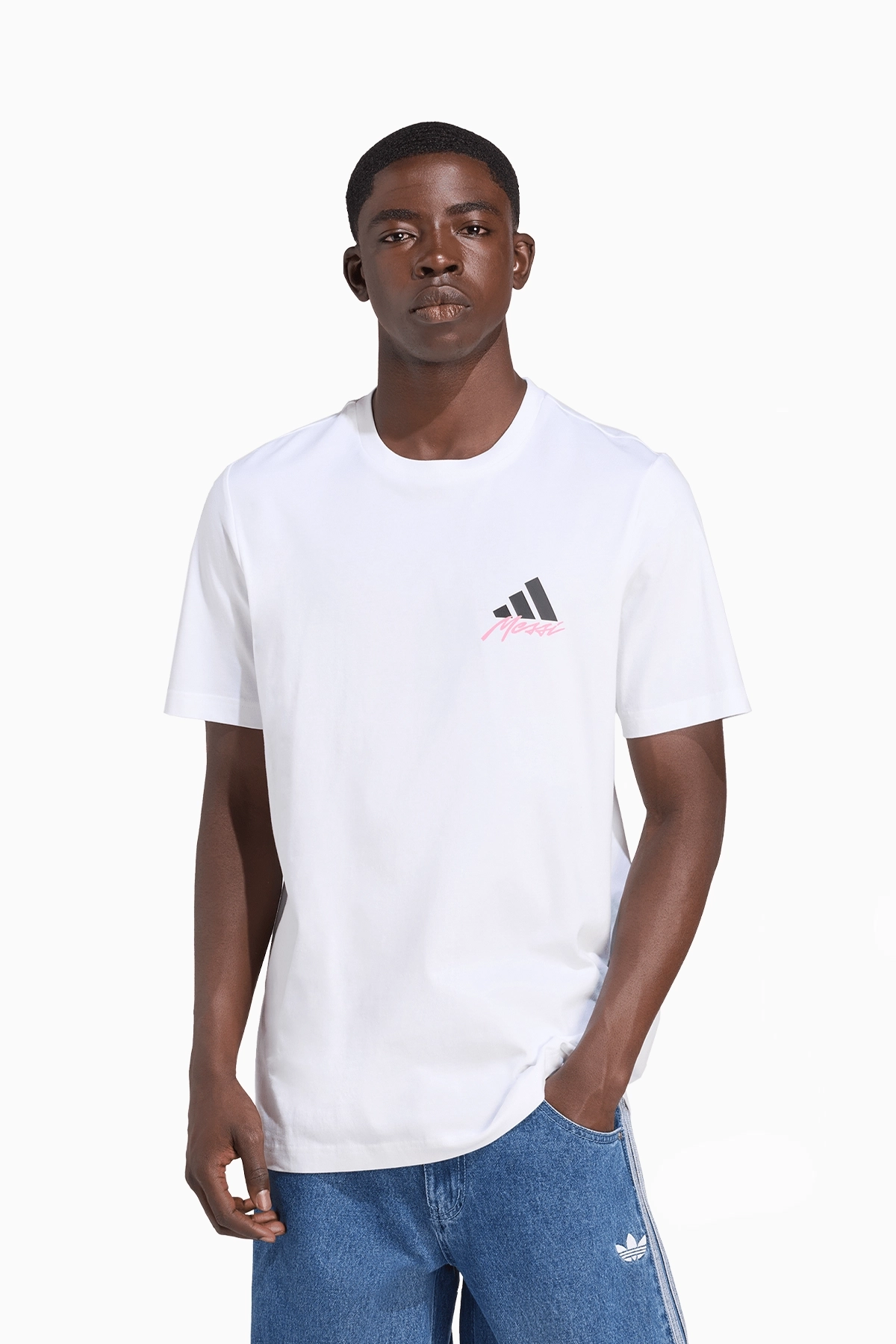 Koszulka adidas Messi Icon Graphic Tee - Biały
