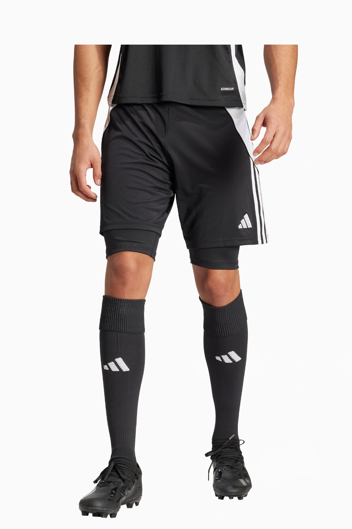 Spodenki adidas Tiro 24 Training 2 in 1 - Czarny