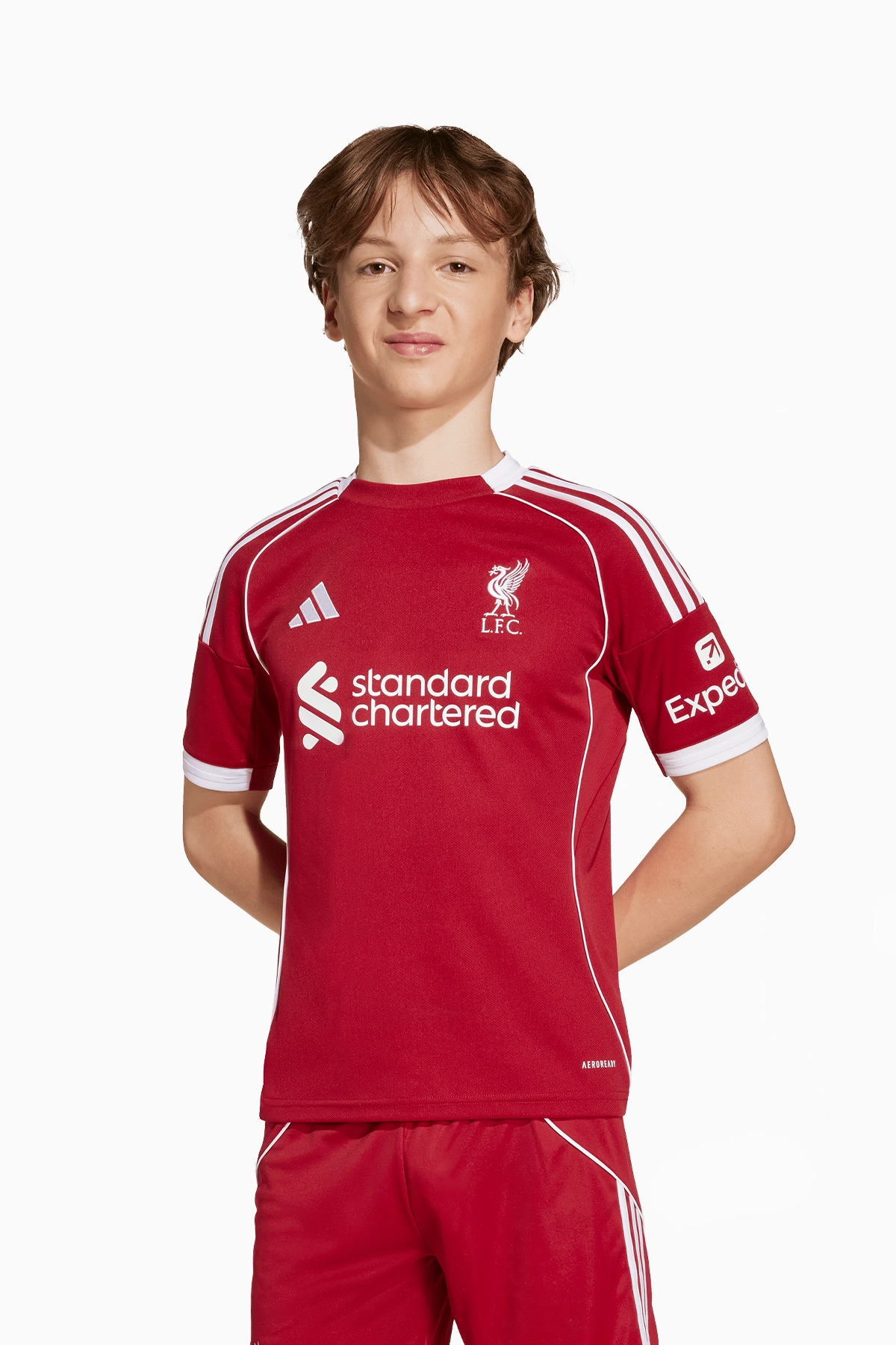 Koszulka adidas Liverpool FC 25/26 Domowa Replica Junior - Czerwony