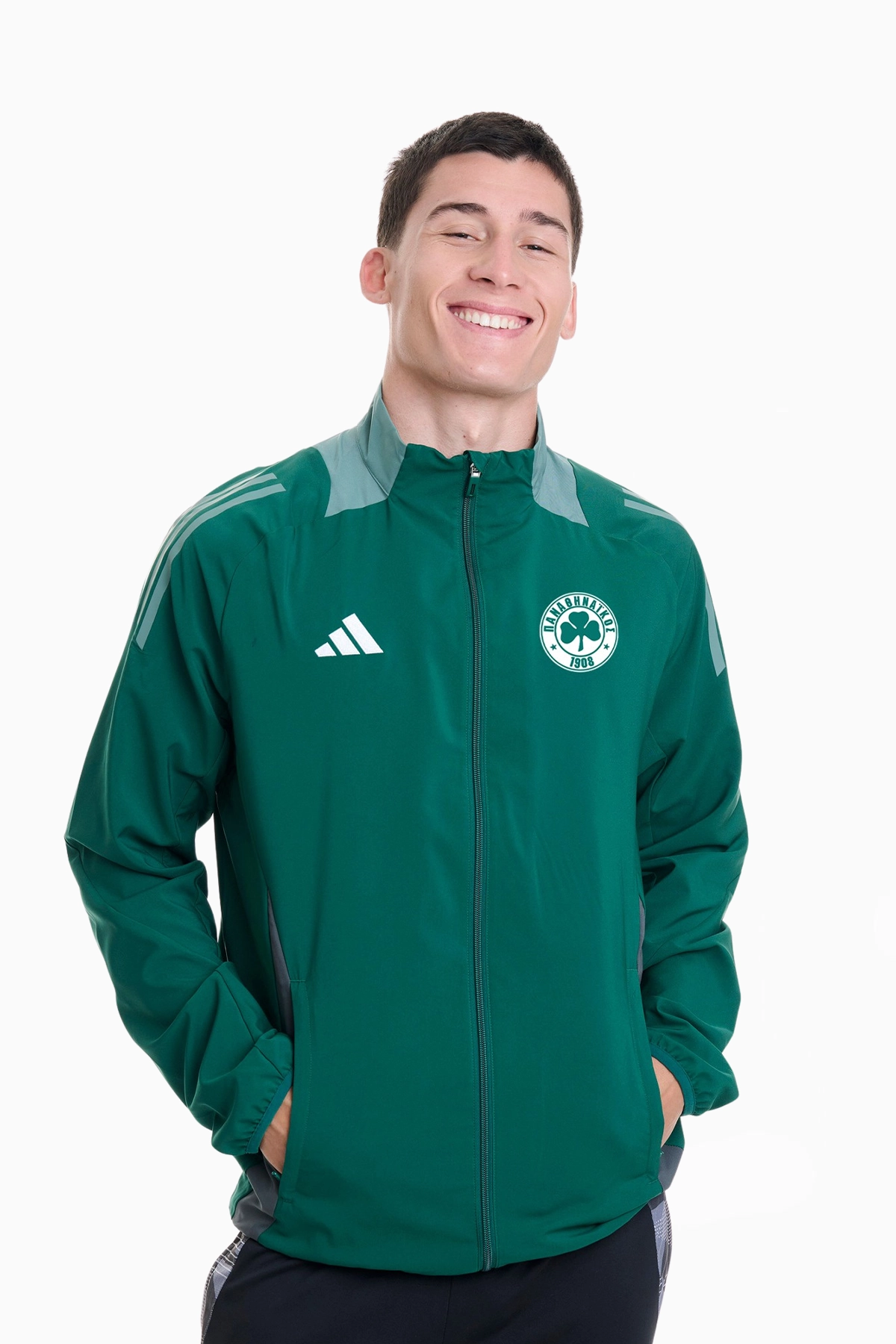 Bluza adidas Panathinaikos FC 24/25 Travel - Zielony