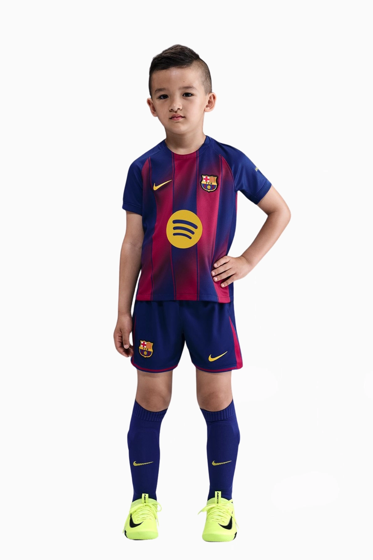 Komplet Nike FC Barcelona 25/26 Domowy Stadium Małe dzieci