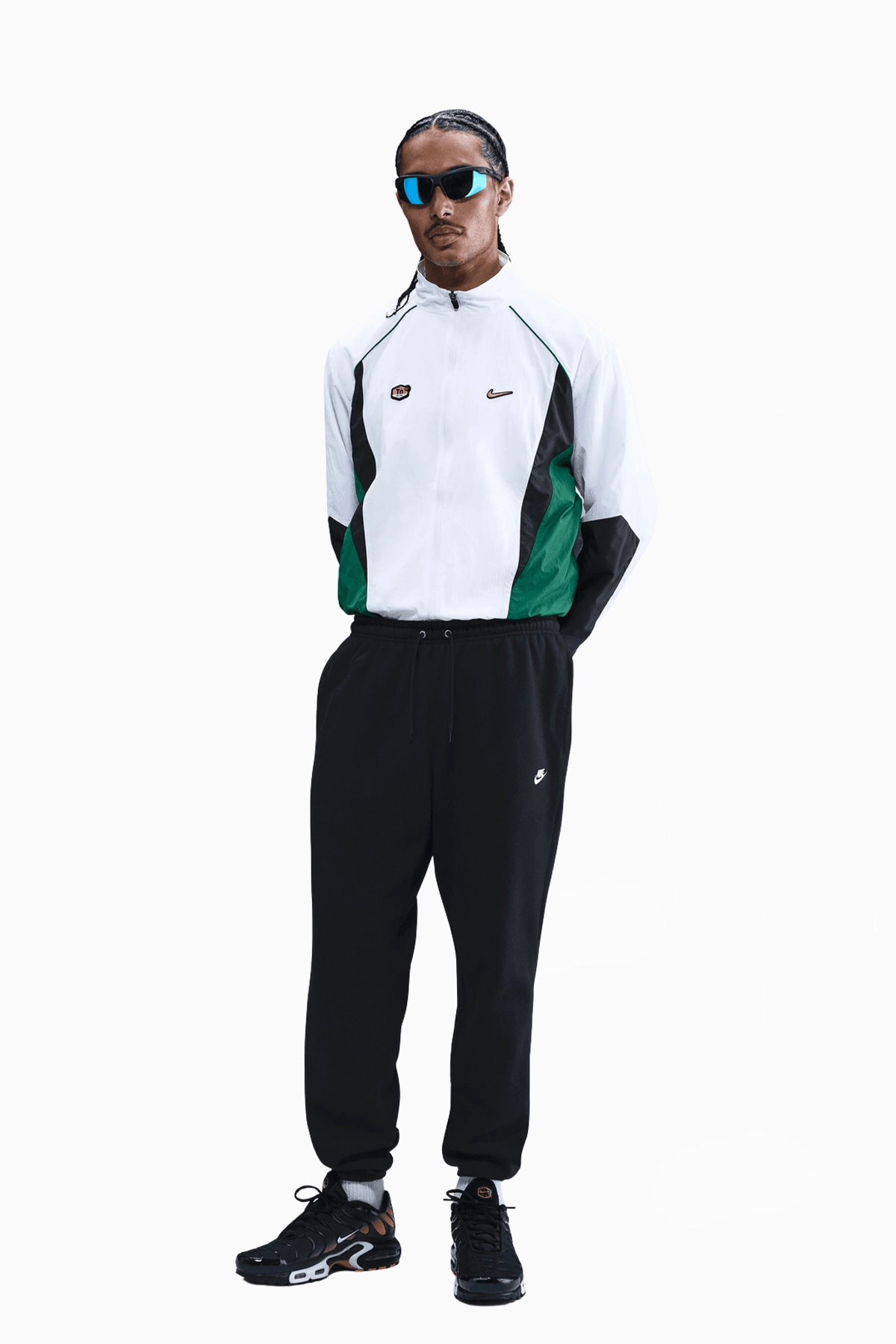 Spodnie Nike Cuffed Brushed Fleece - Czarny