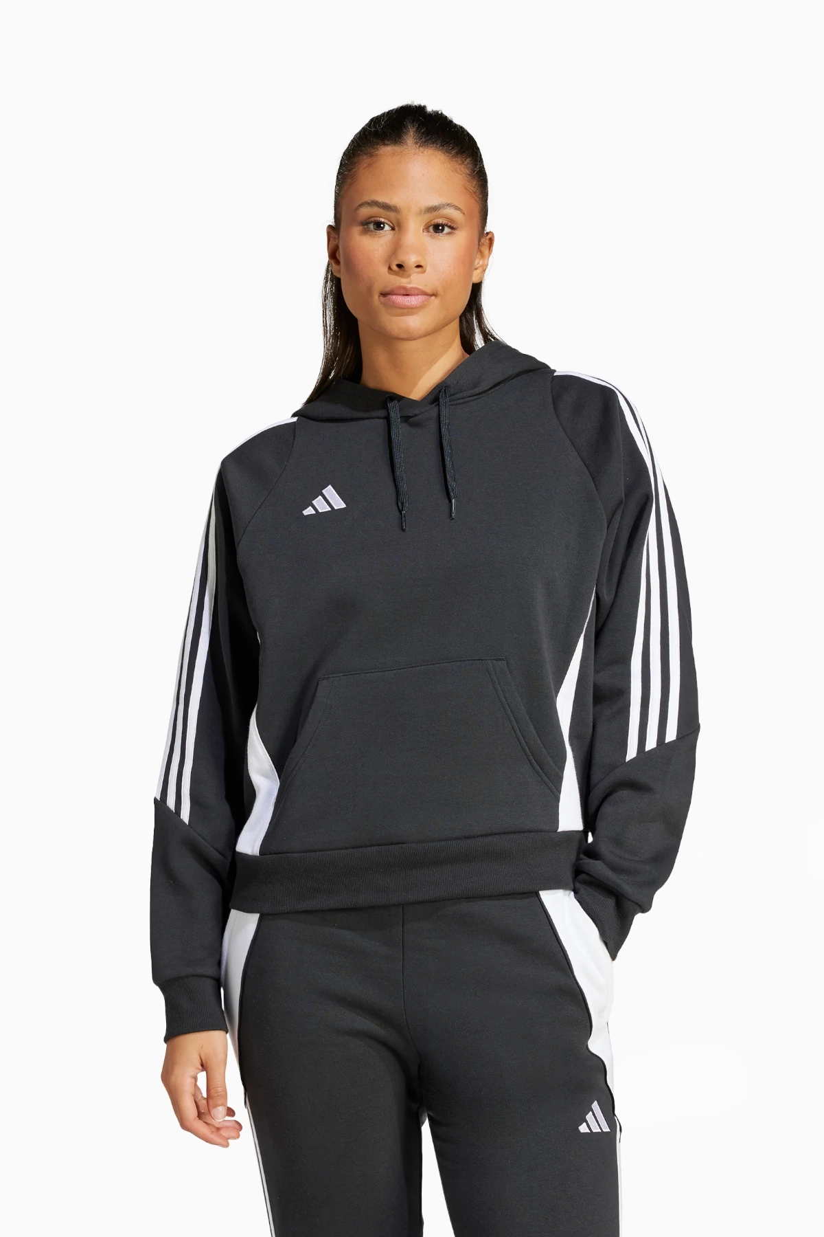 Bluza z kapturem adidas Tiro 24 Damska - Czarny