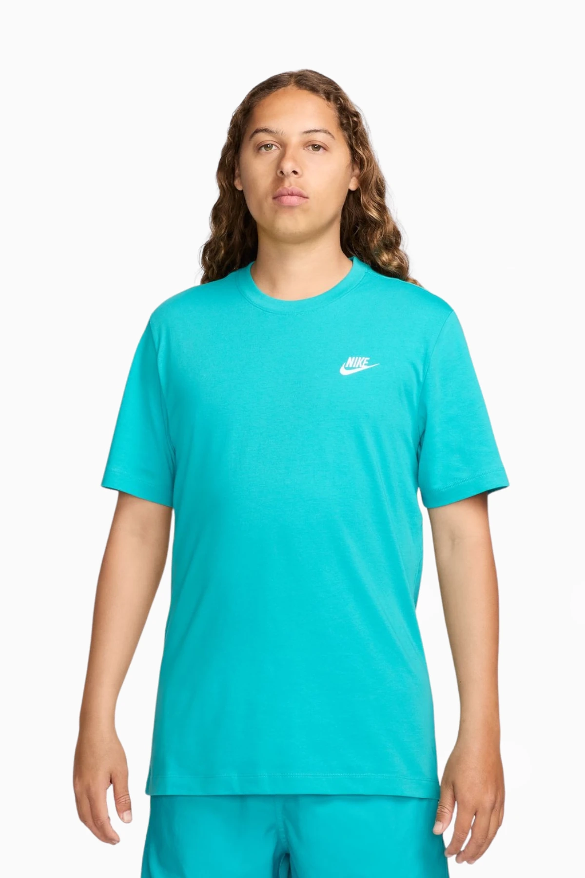 Koszulka Nike Sportswear Club - Błękitny