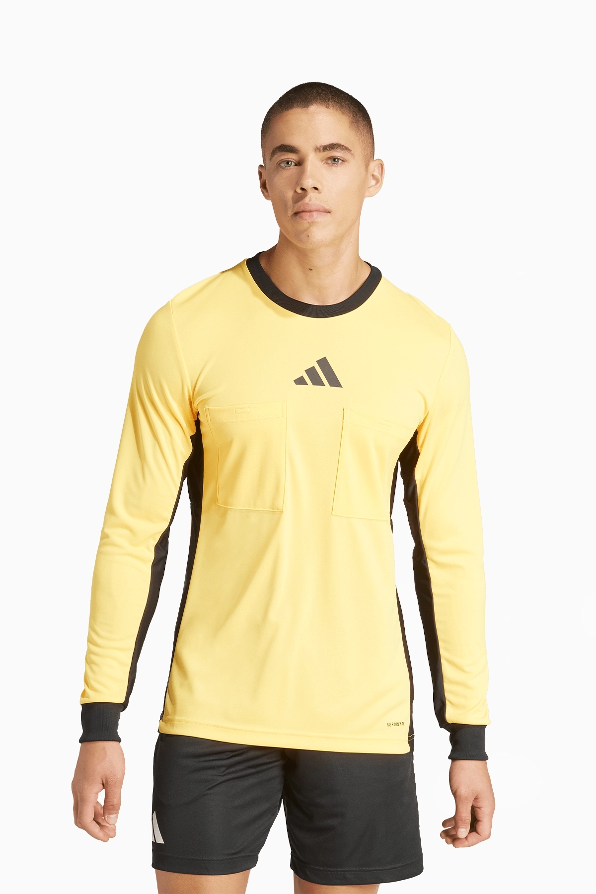 Koszulka z długim rękawem adidas Referee 24 - Żółty