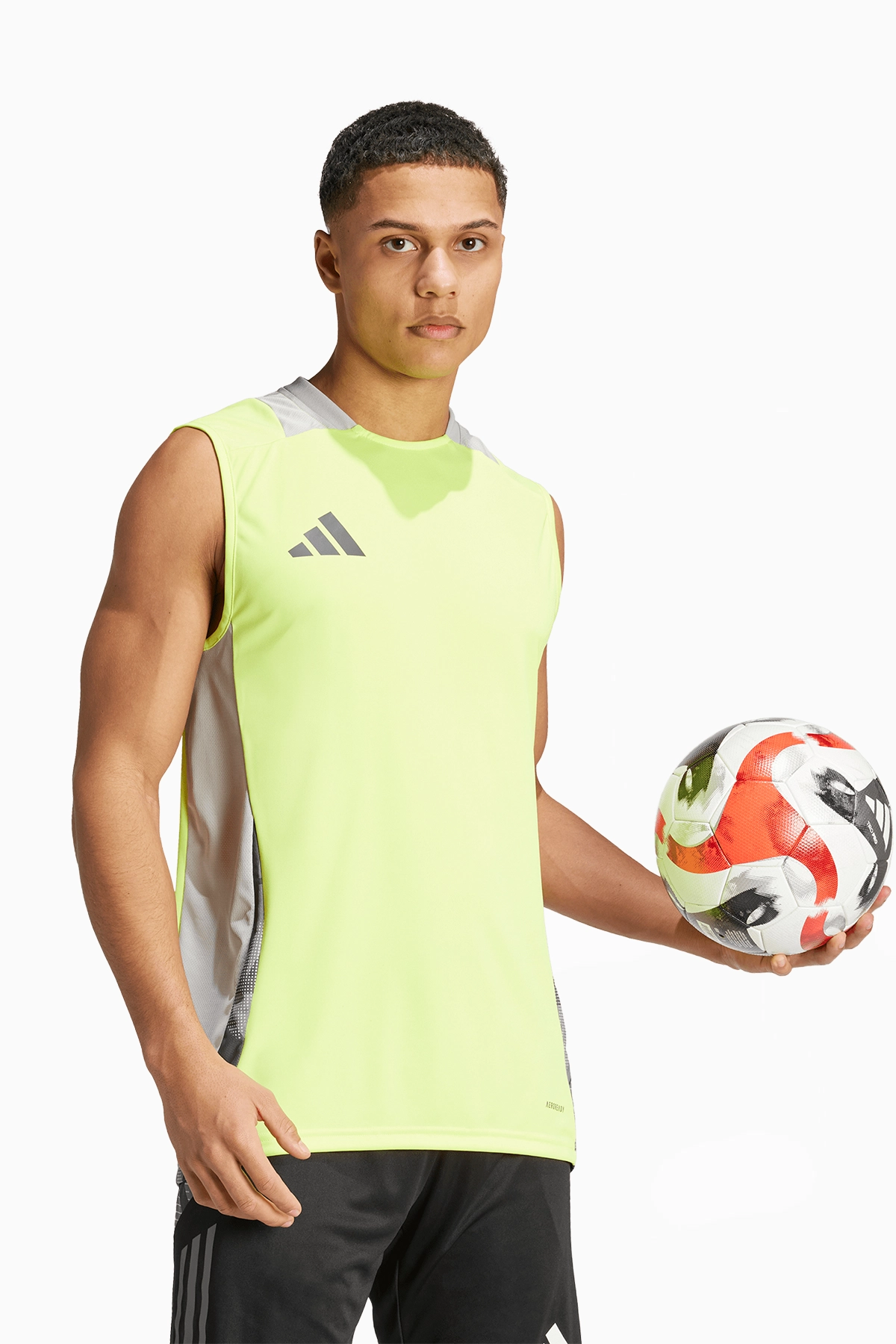 Koszulka bez rękawów adidas Tiro 24 Competition Training - Żółty