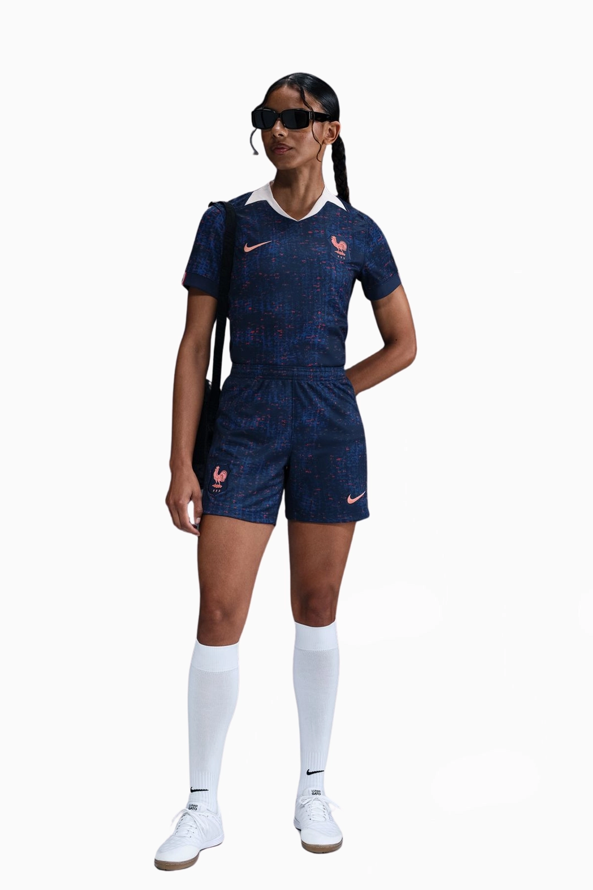 Spodenki Reprezentacji Francji Nike 2025 Domowe Stadium Damskie - Niebieski