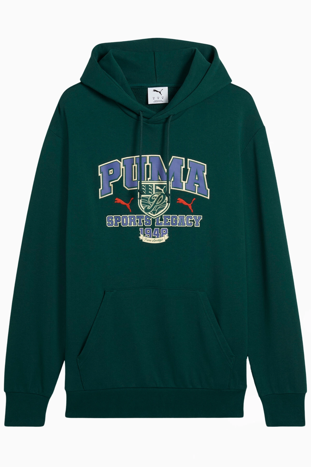 Bluza z kapturem Puma Sports Legacy Graphic - Zielony