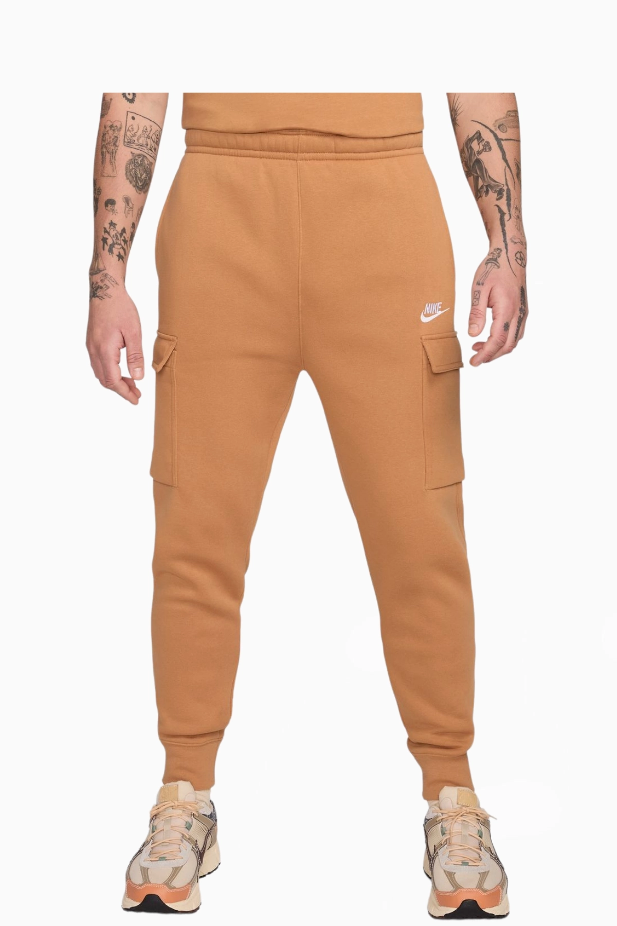 Spodnie Nike Fleece - Pomarańczowy