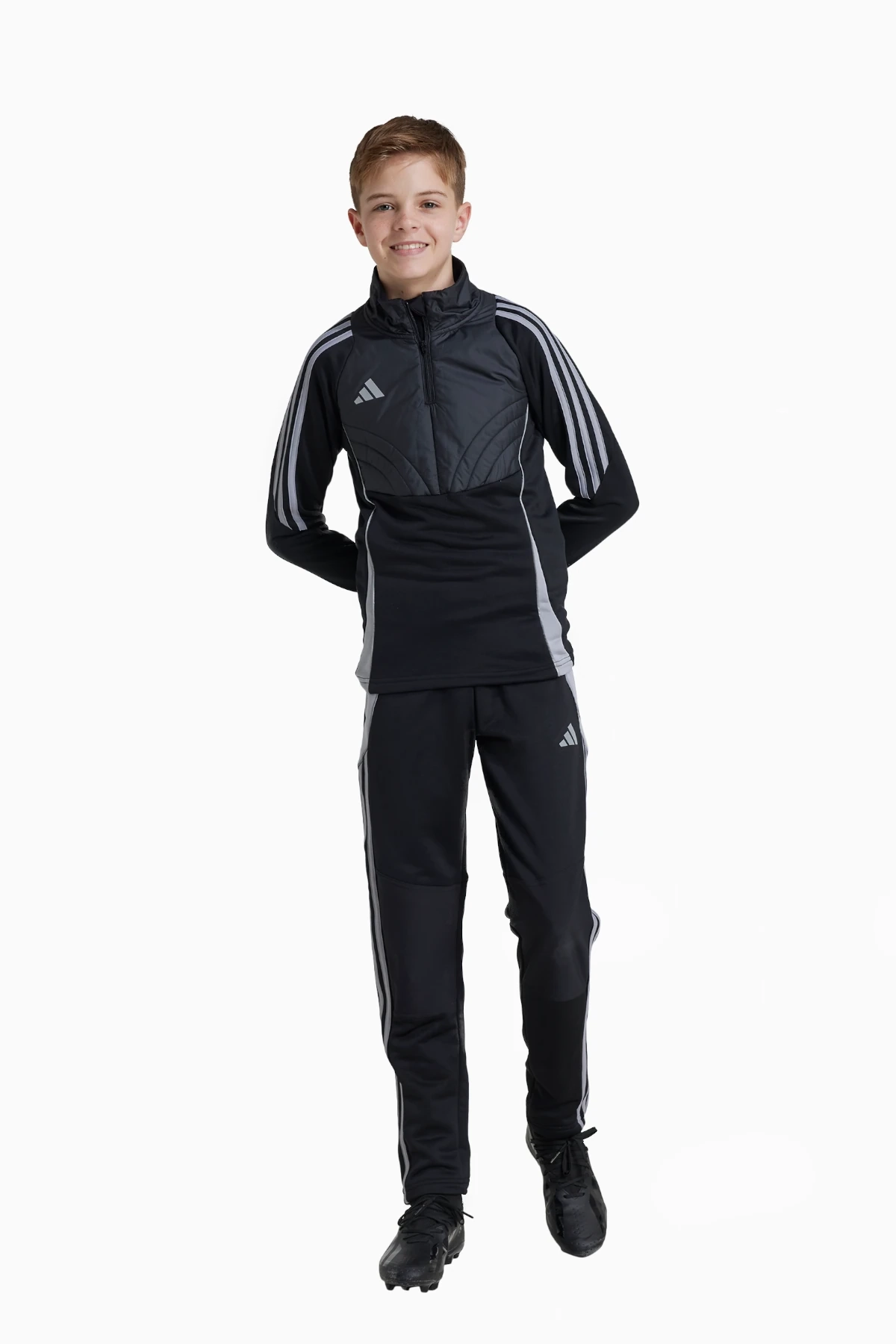 Spodnie adidas Tiro 24 Winterized Junior - Czarny