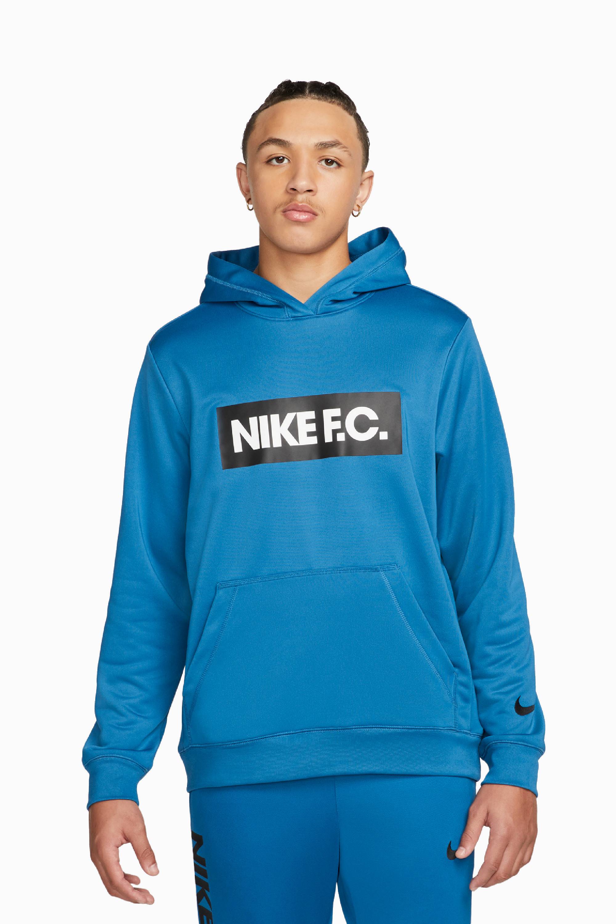 Bluza z kapturem Nike F.C. - Niebieski
