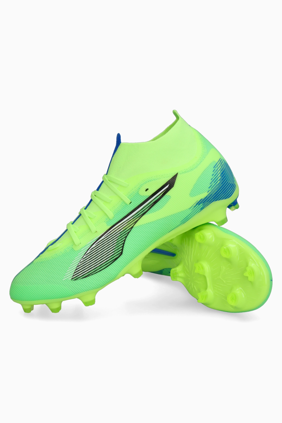 Korki Puma Ultra 5 Match+ FG/AG - Limonkowy