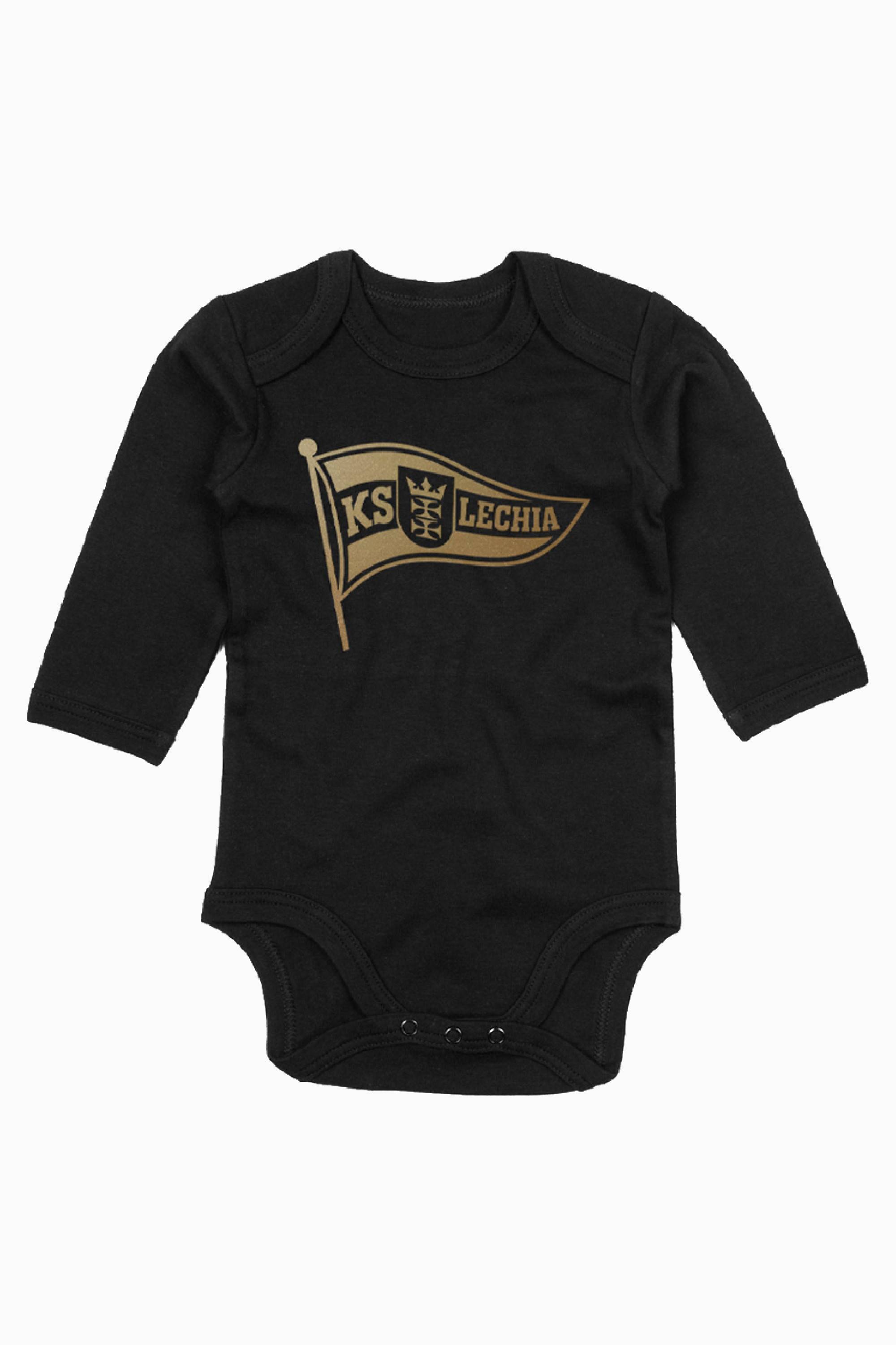 Body niemowlęce Lechia Gdańsk - Czarny
