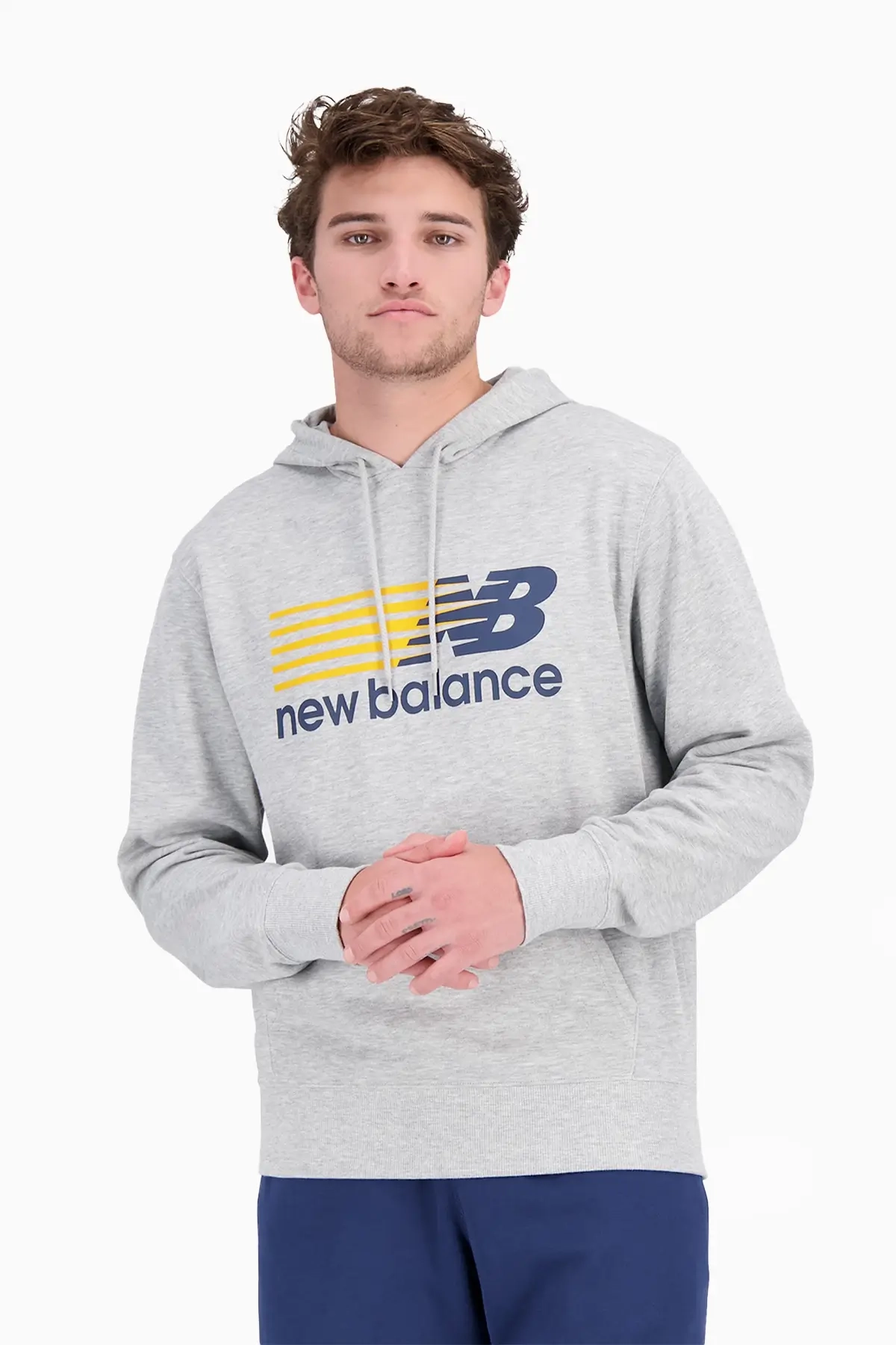 Bluza z kapturem New Balance Classic - Szary