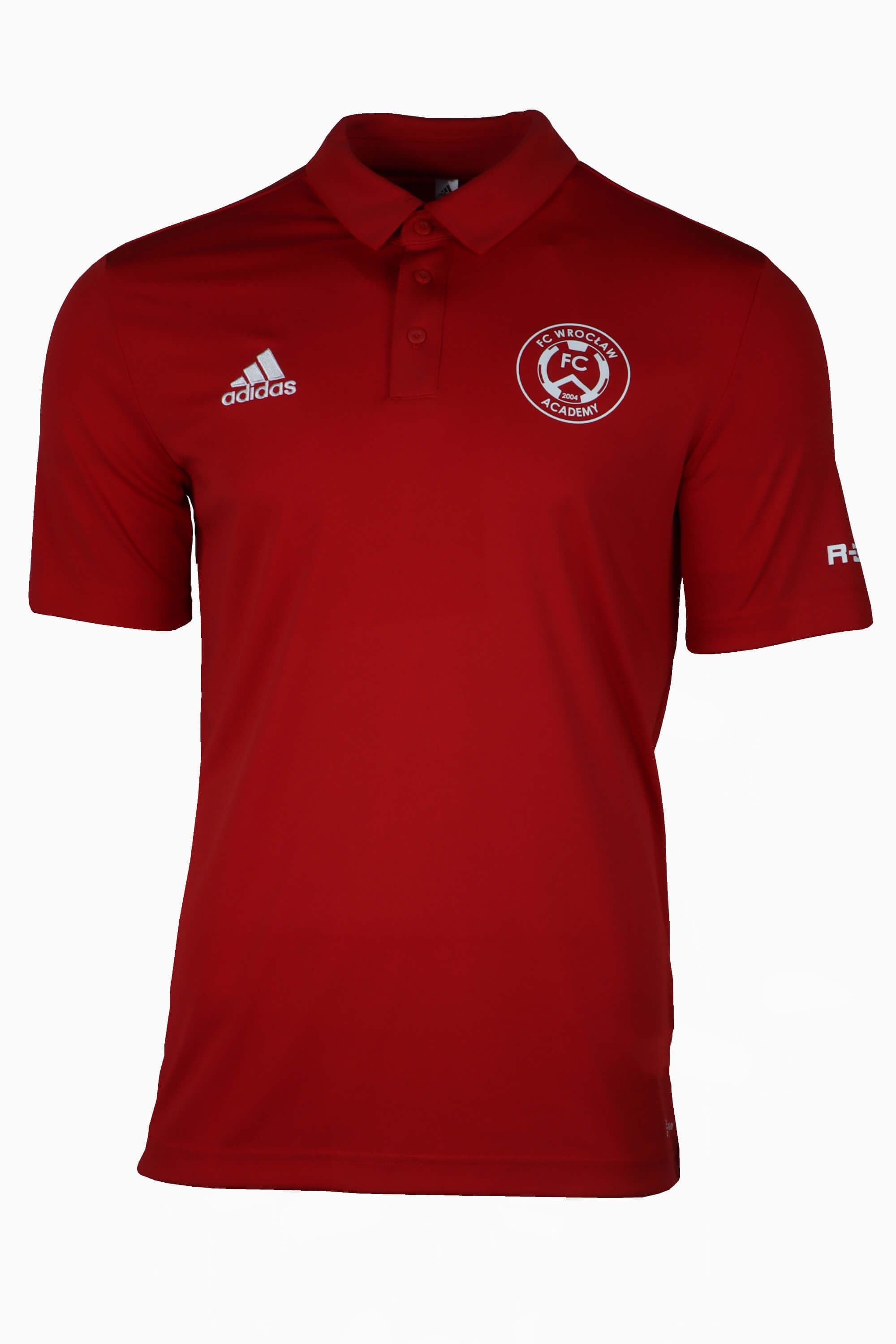 Koszulka adidas FC Wrocław Academy 23/24 Polo - Czerwony