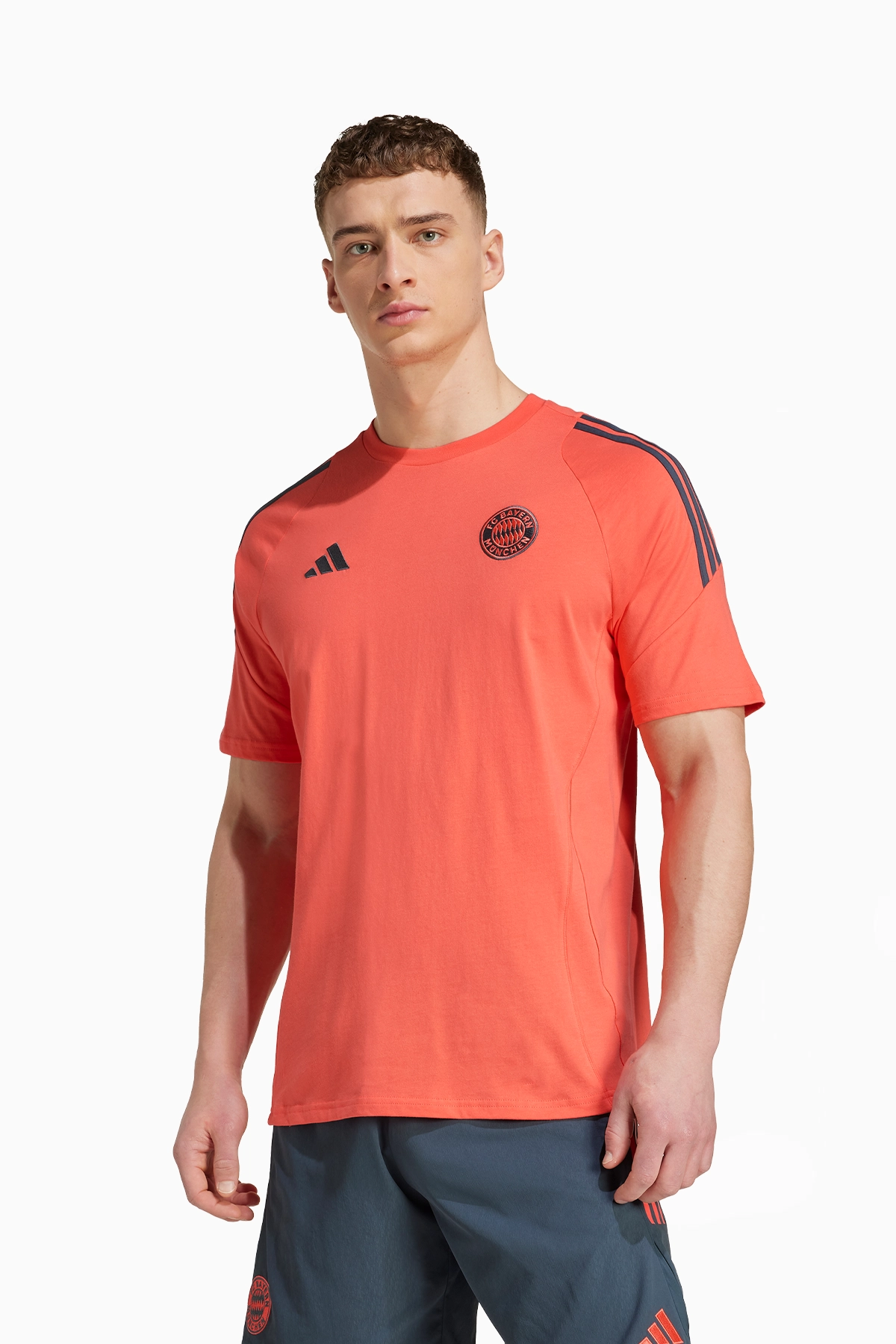 Koszulka adidas FC Bayern 25/26 Tee - Pomarańczowy
