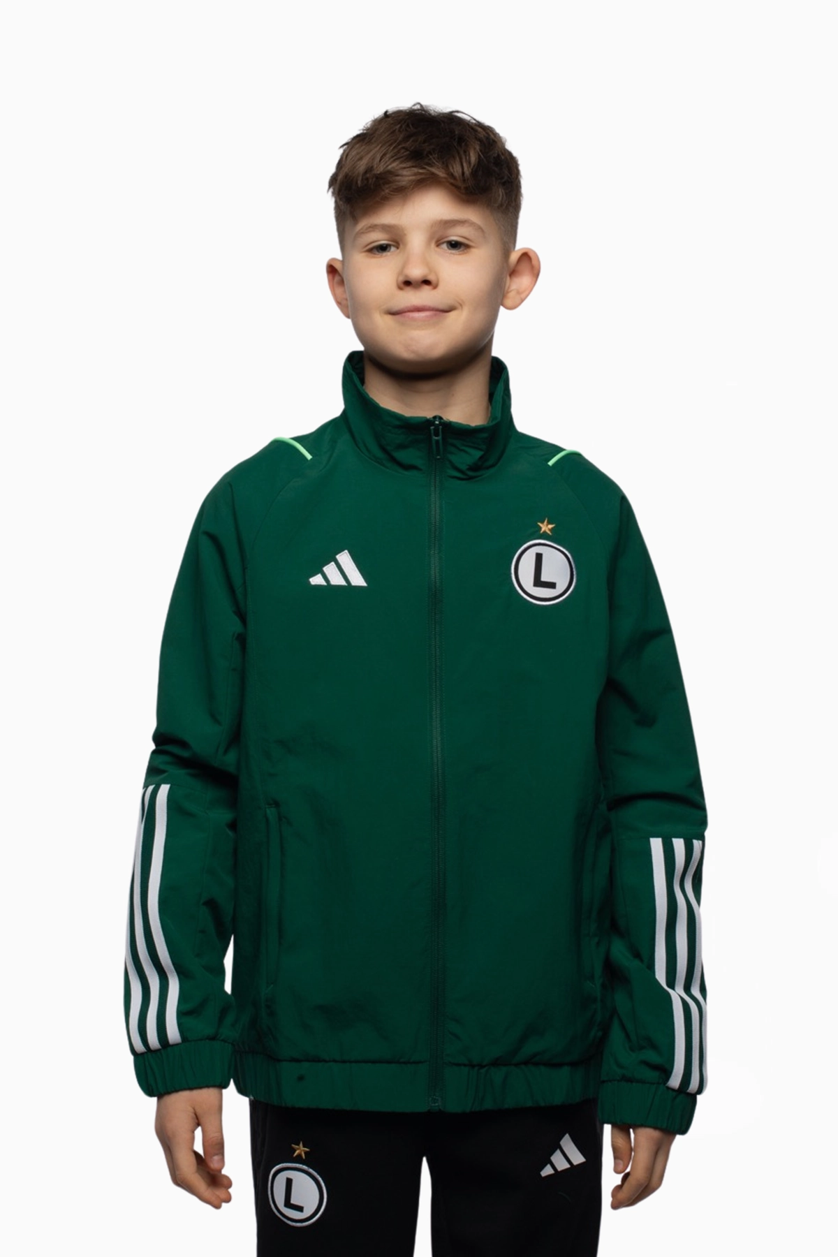 Bluza adidas Legia Warszawa 24/25 Competition Training Junior - Zielony