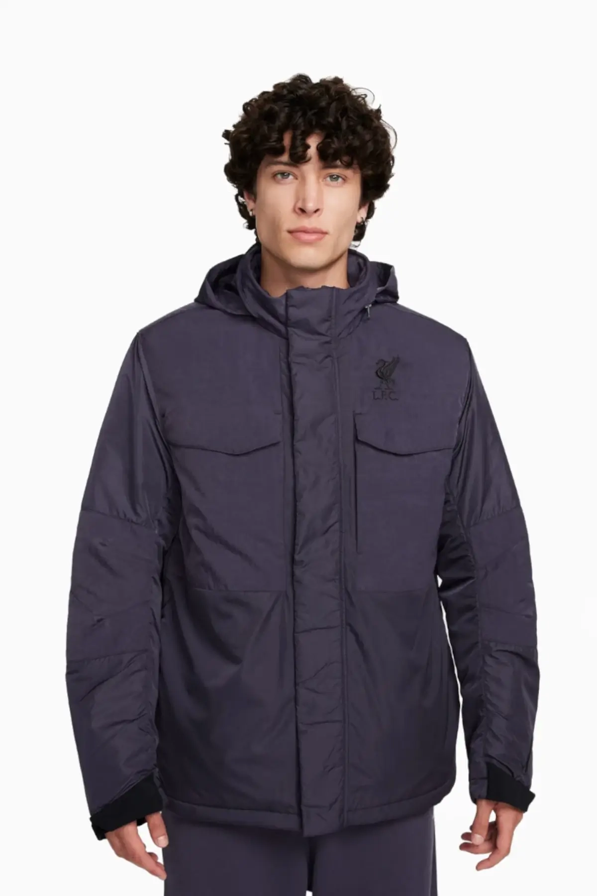 Kurtka Nike Liverpool FC 23/24 Repel M65 - Fioletowy