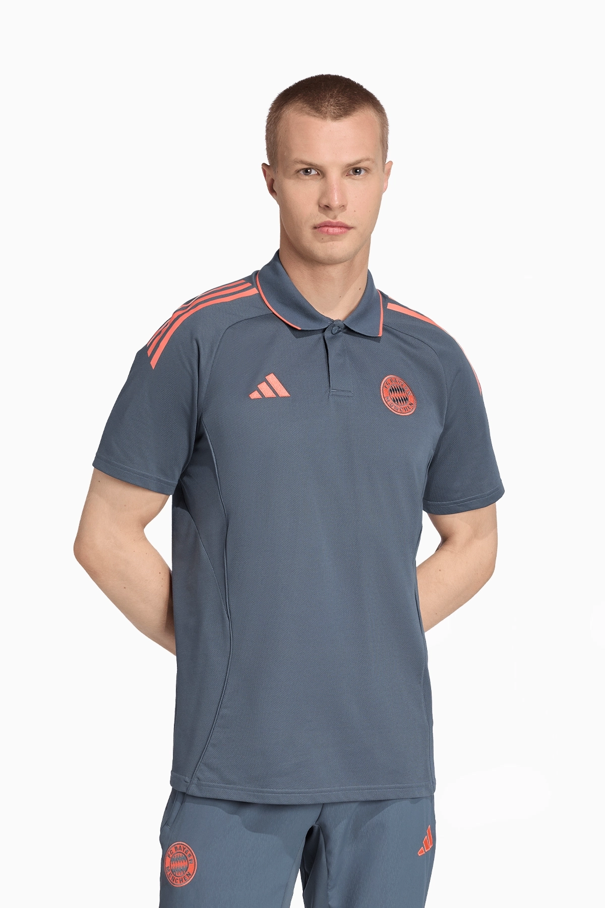 Koszulka adidas FC Bayern 25/26 Polo - Szary