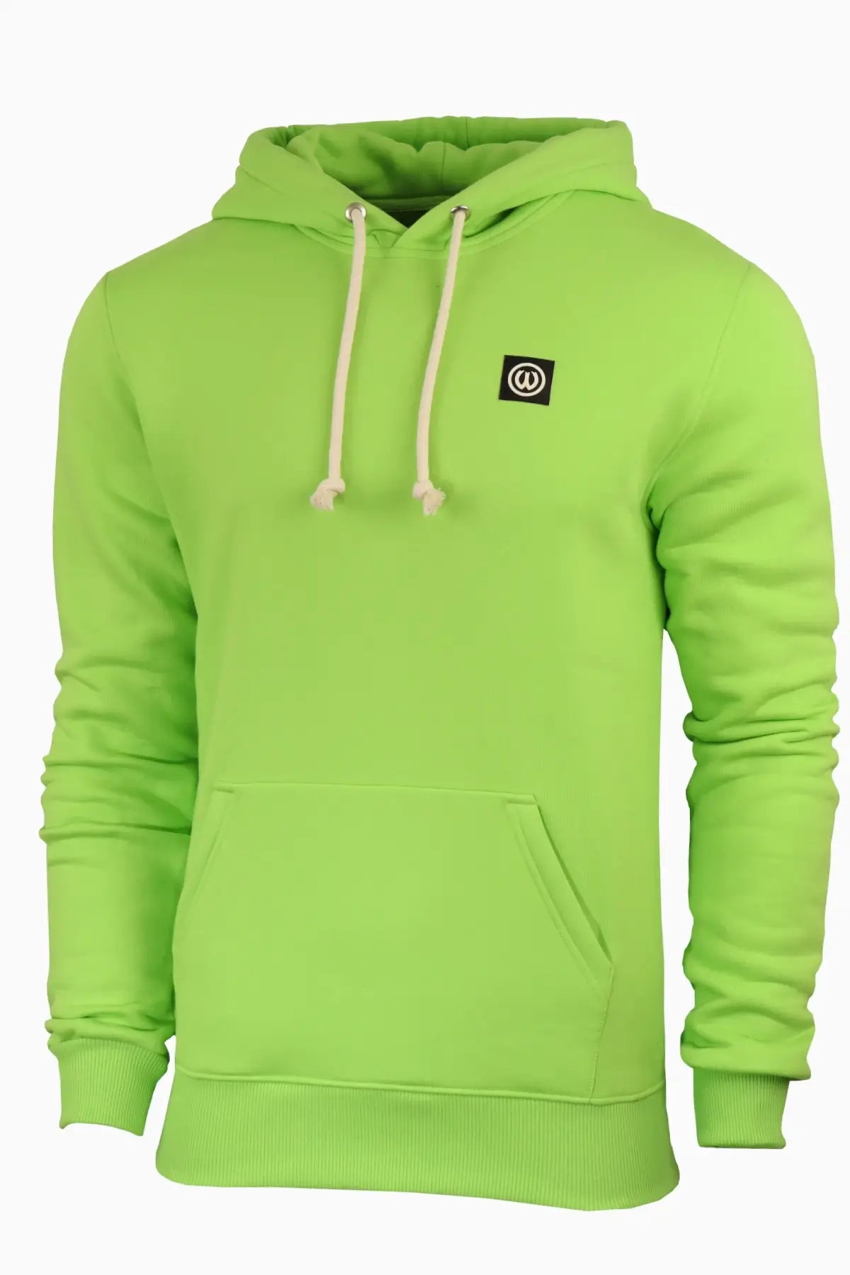 Bluza z kapturem Warta Poznań 23/24 - Limonkowy