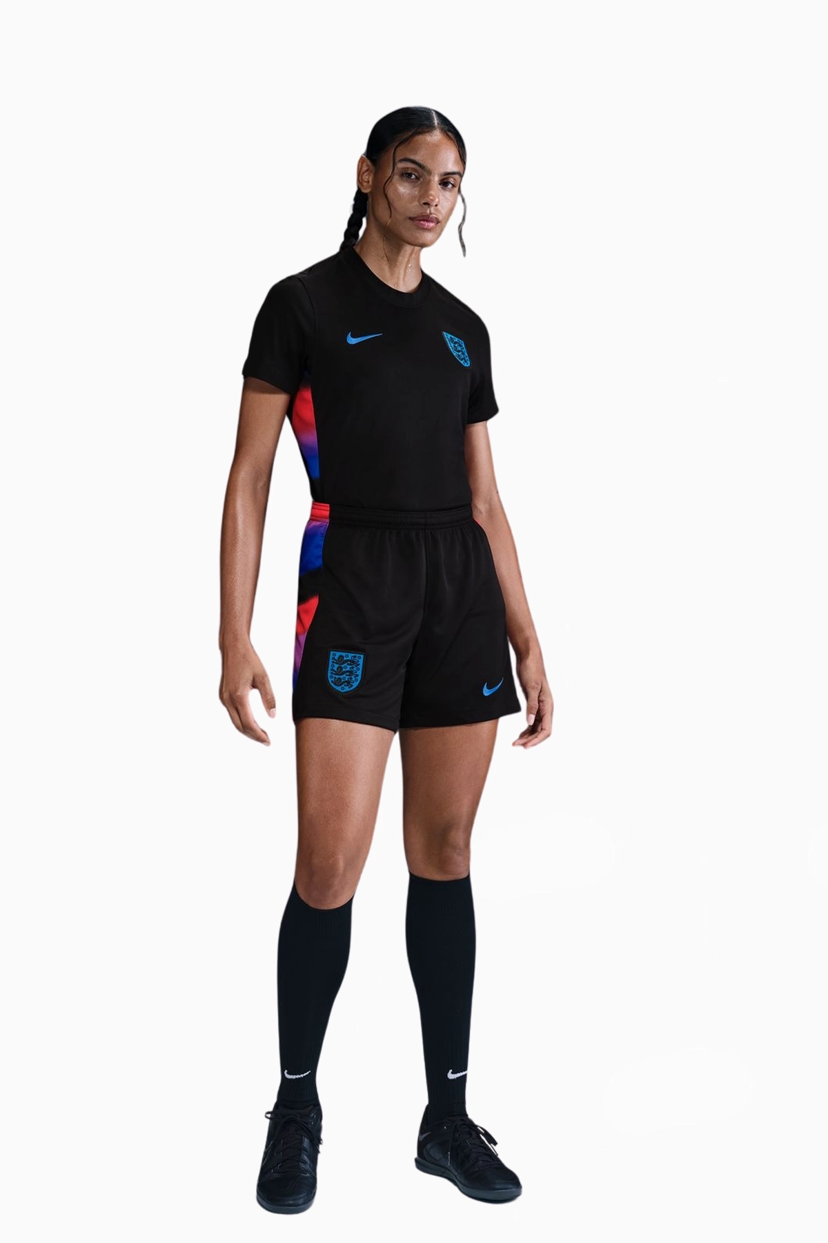 Spodenki Reprezentacji Anglii Nike 2025 Wyjazdowe Stadium Damskie - Czarny