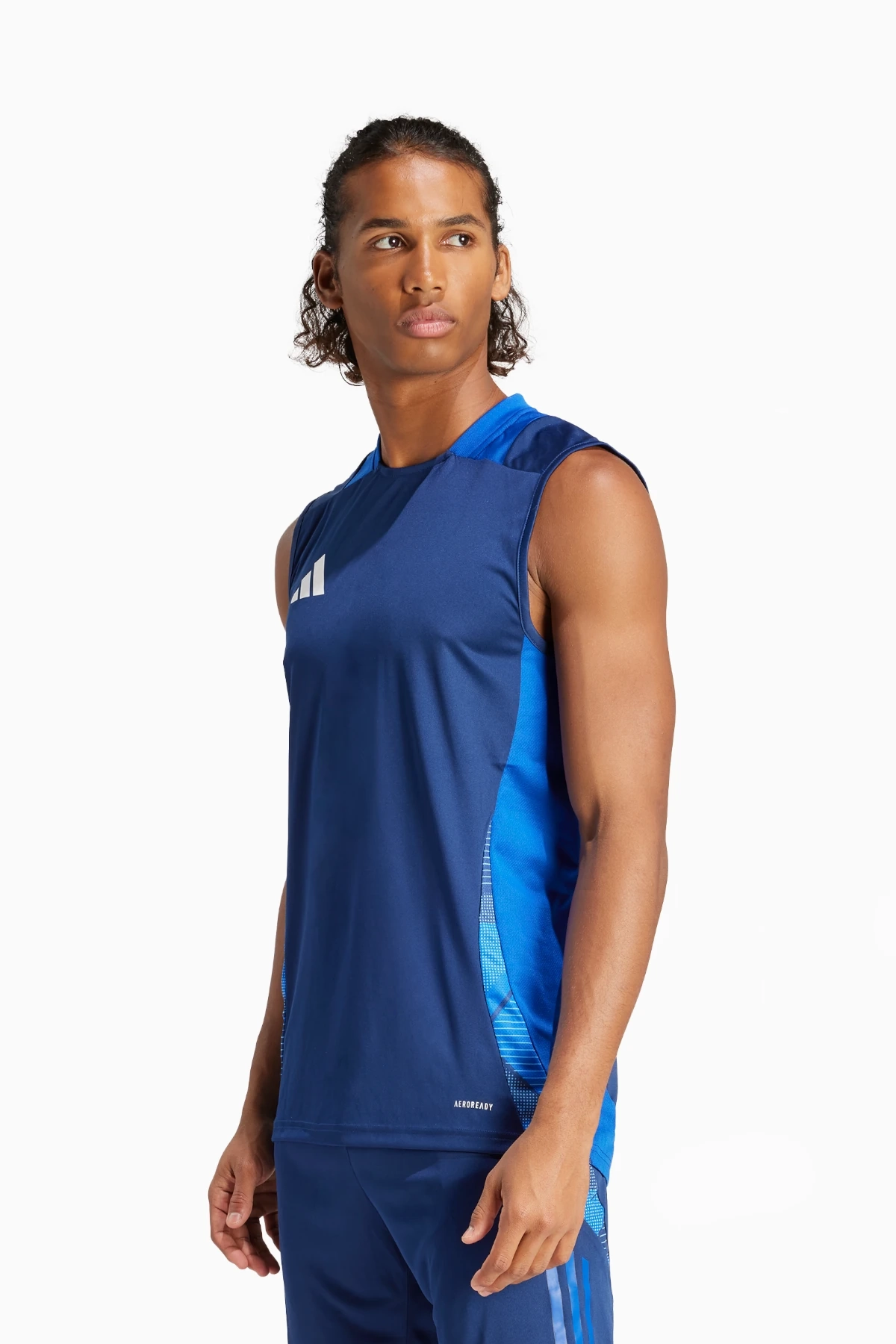 Koszulka bez rękawów adidas Tiro 24 Competition Training - Granatowy