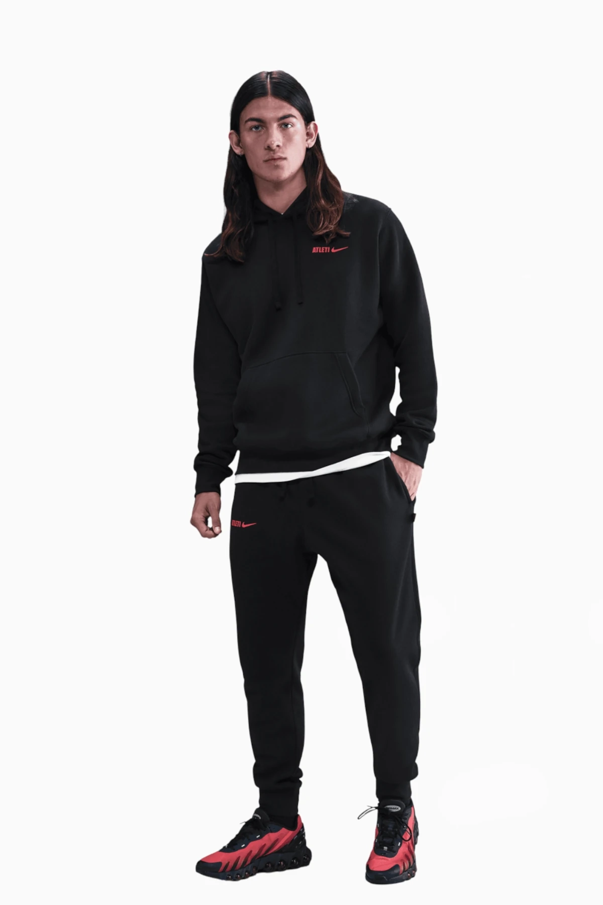 Spodnie Nike Atletico Madryt 25/26 Club - Czarny