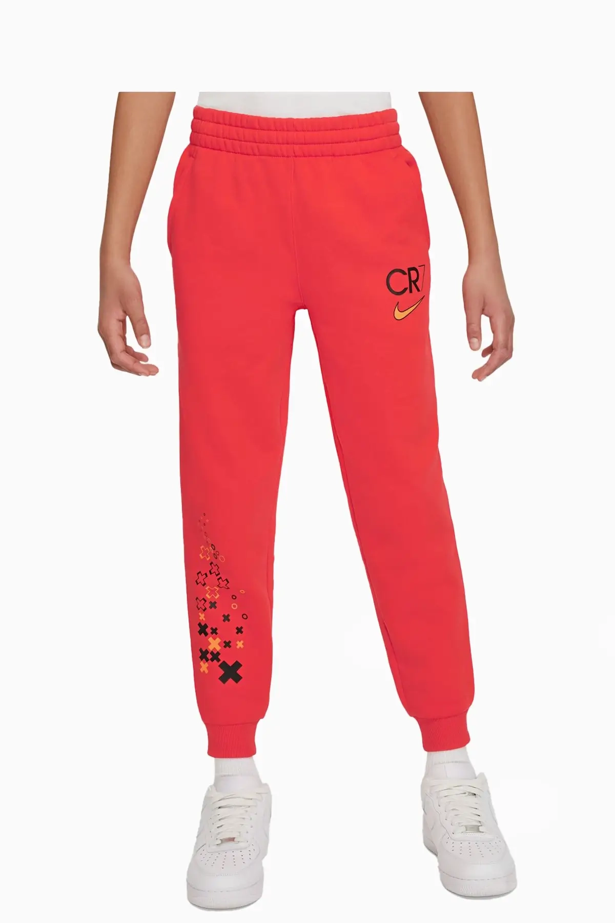 Spodnie Nike CR7 Club Fleece Junior - Czerwony